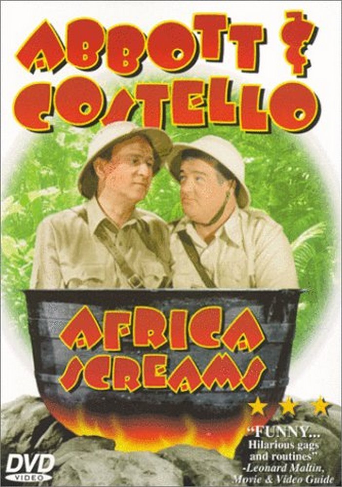 Africa Screams On DVD With Bud Abbott Lou Costello Shemp Howard Comedy