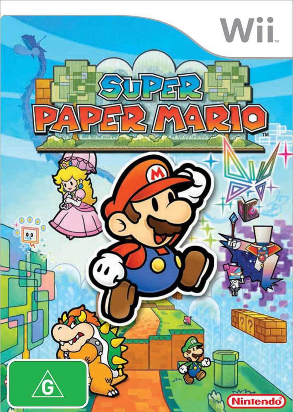 Super Paper Mario Video Game For Wii