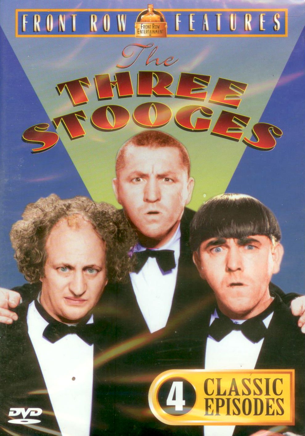 Three Stooges: 4 Classic Episodes On DVD Moe Howard Larry Fine Curly