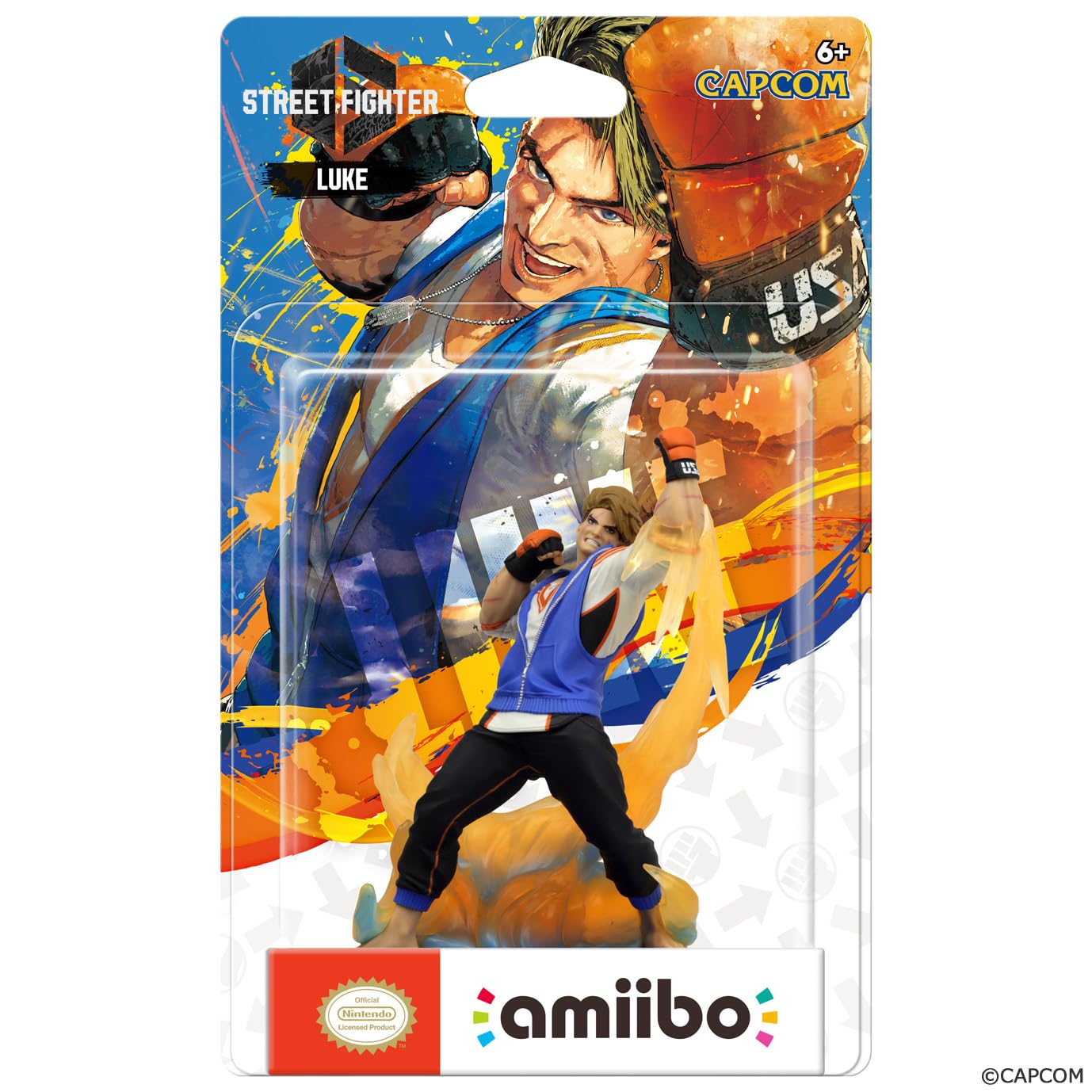 Image 0 of Street Fighter 6 Luke Amiibo Street Fighter Series For Nintendo Switch