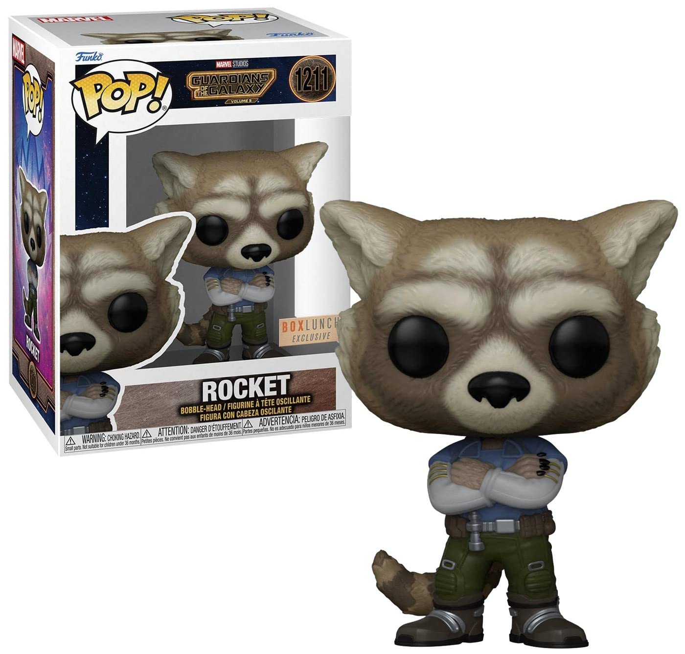 Funko Guardians Of The Galaxy Volume 3 Pop! Marvel Rocket Exclusive