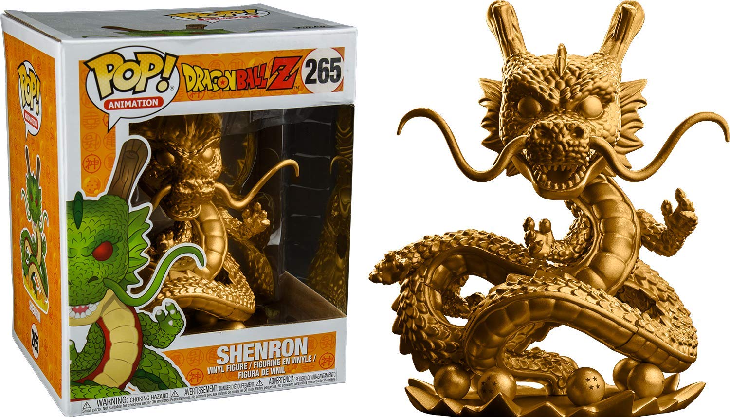 Image 0 of Funko Pop Dragon Ball Z Shenron Gold 265 6 Inch Vinyl Figure Collectible