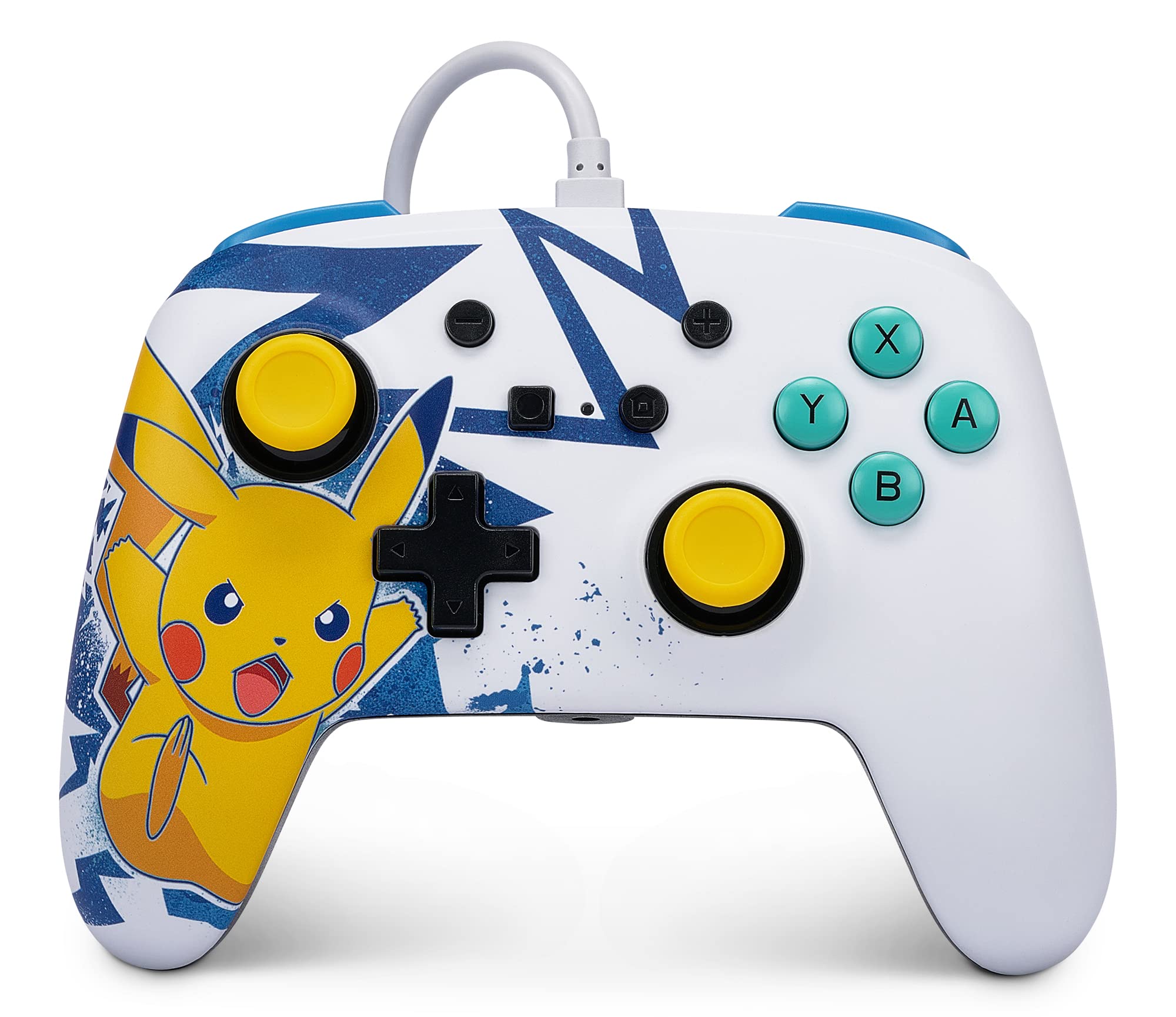 PowerA Enhanced And Switch 2 Wired Controller Pikachu High Voltage