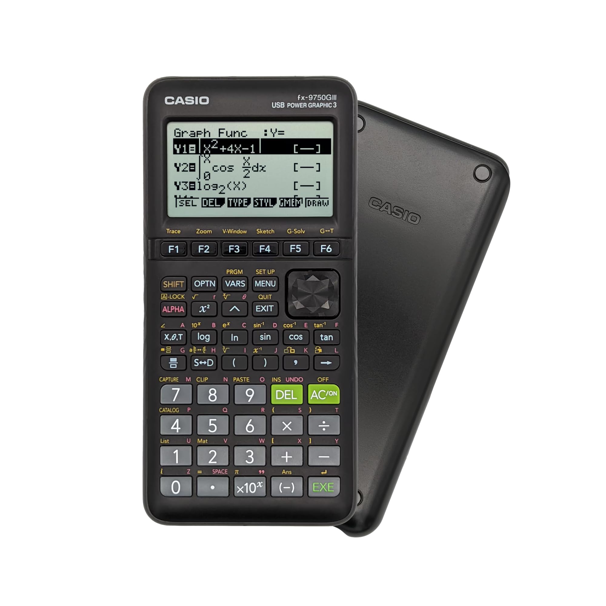 Casio FX-9750GIII Graphing Calculator Python Programming Black