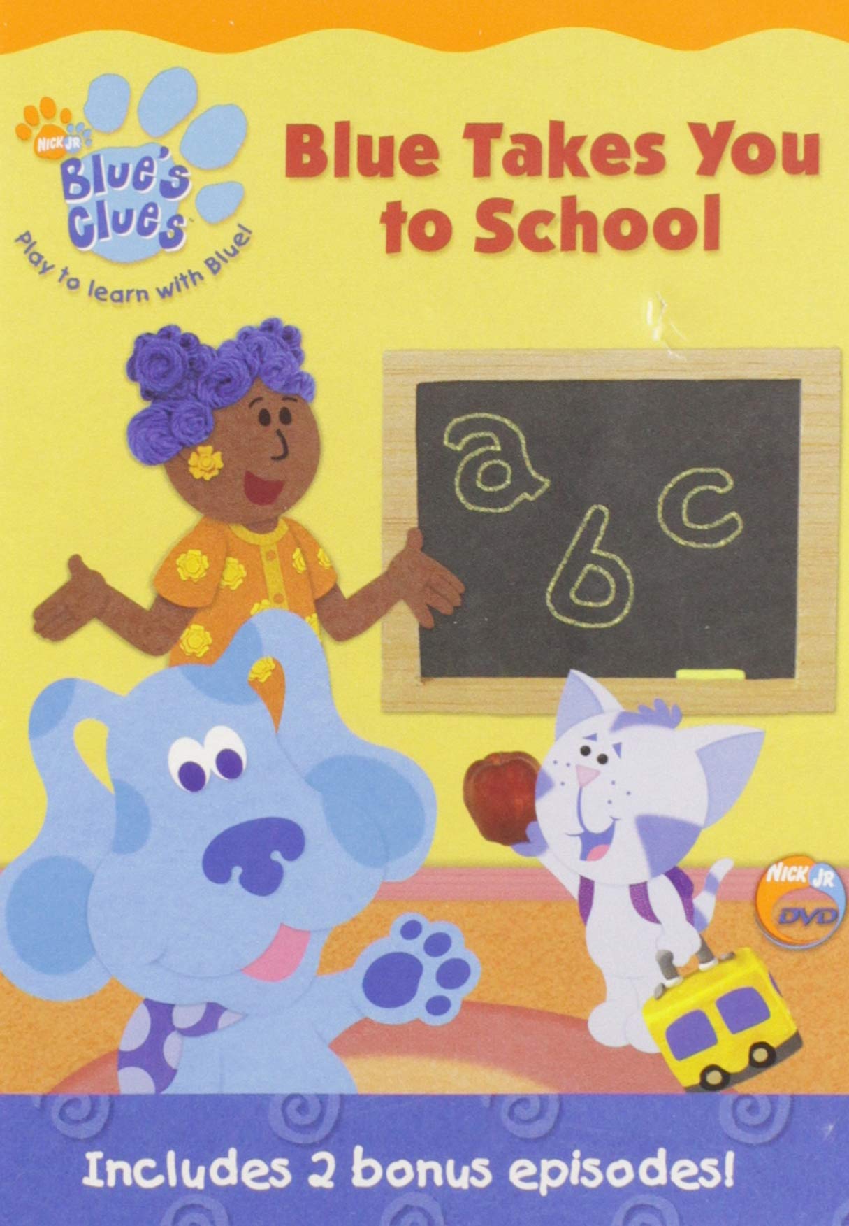 Image 0 of Blue's Clues Blue Takes You To School On DVD with Allen  Aleisha Movie