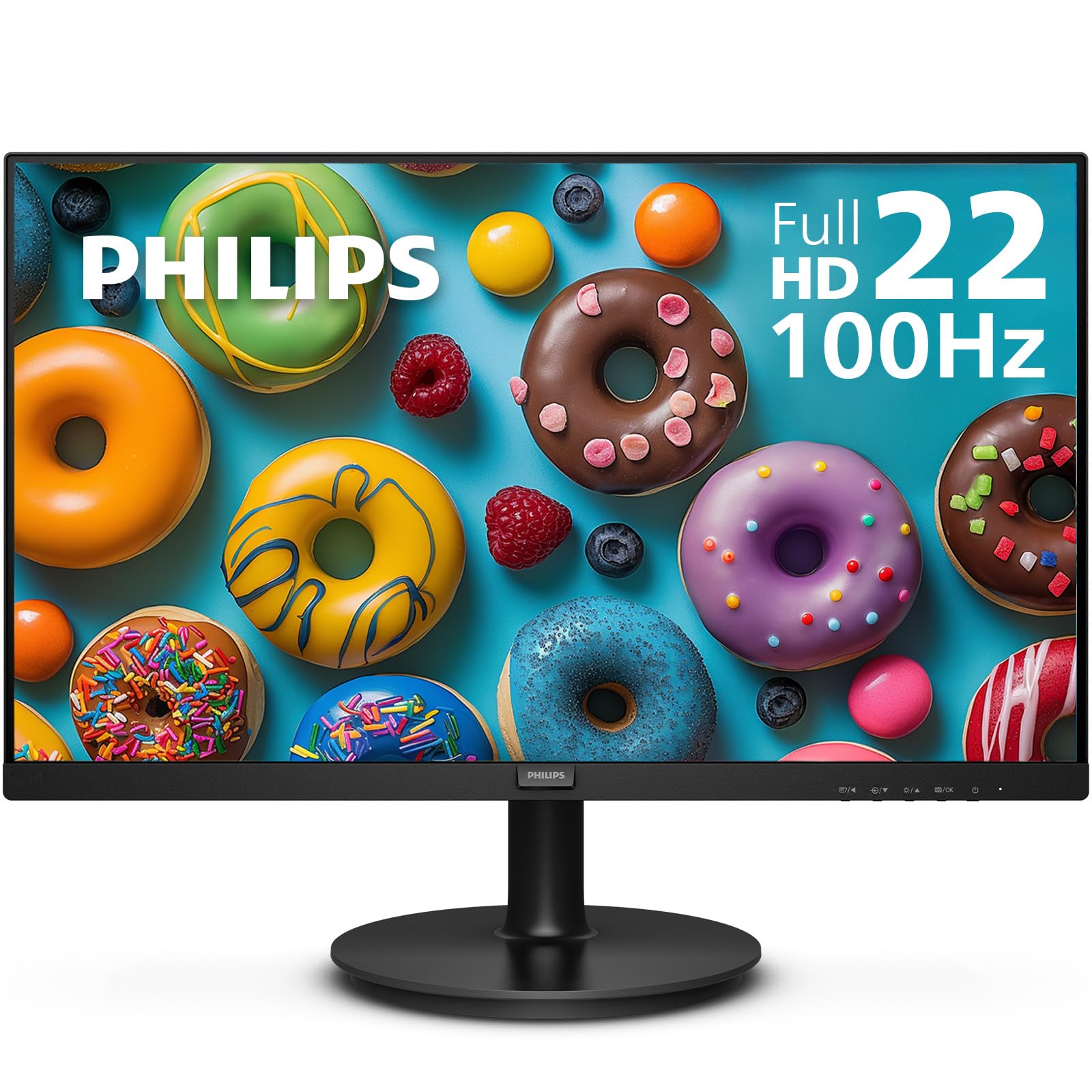 Image 0 of Philips 221V8LB 22 Inch Class Thin Full HD 1920 X 1080 Monitor 100Hz Refresh Rat