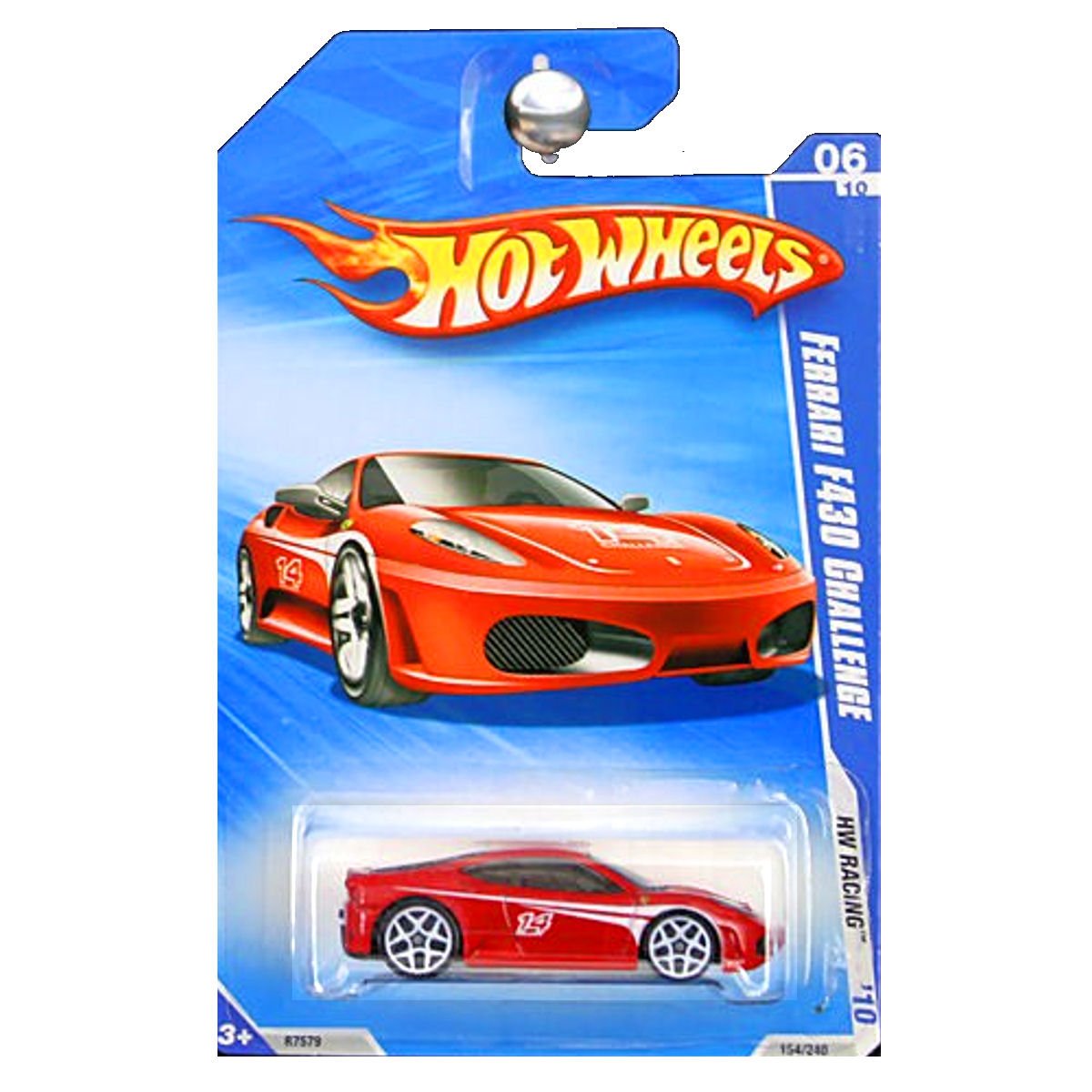 Image 0 of Hot Wheels 2010 Hw Racing Red Ferrari F430 Challenge 1:64 Scale Collectible Die 