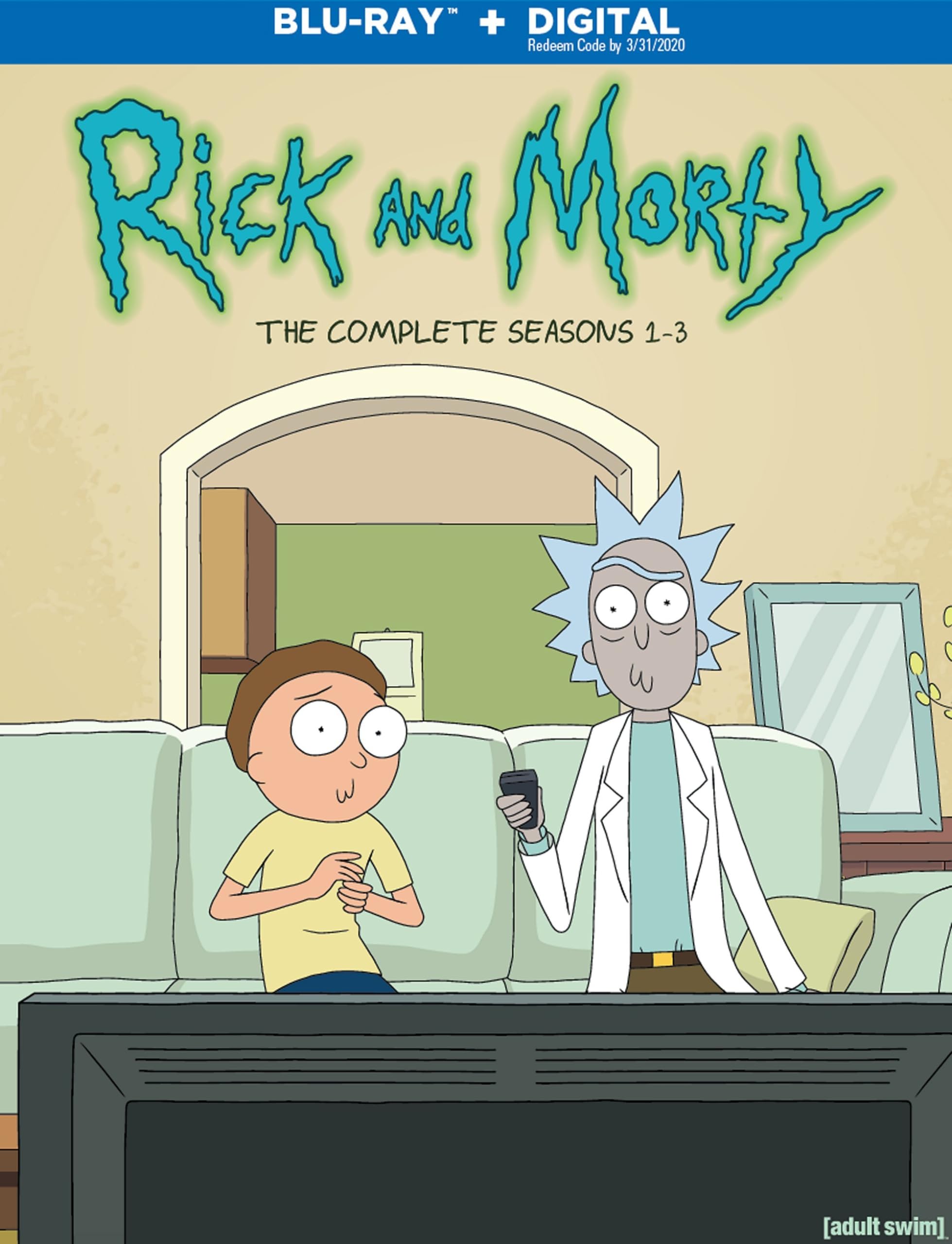 Rick And Morty: Seasons 1-3 Bd On Blu-Ray Comedy