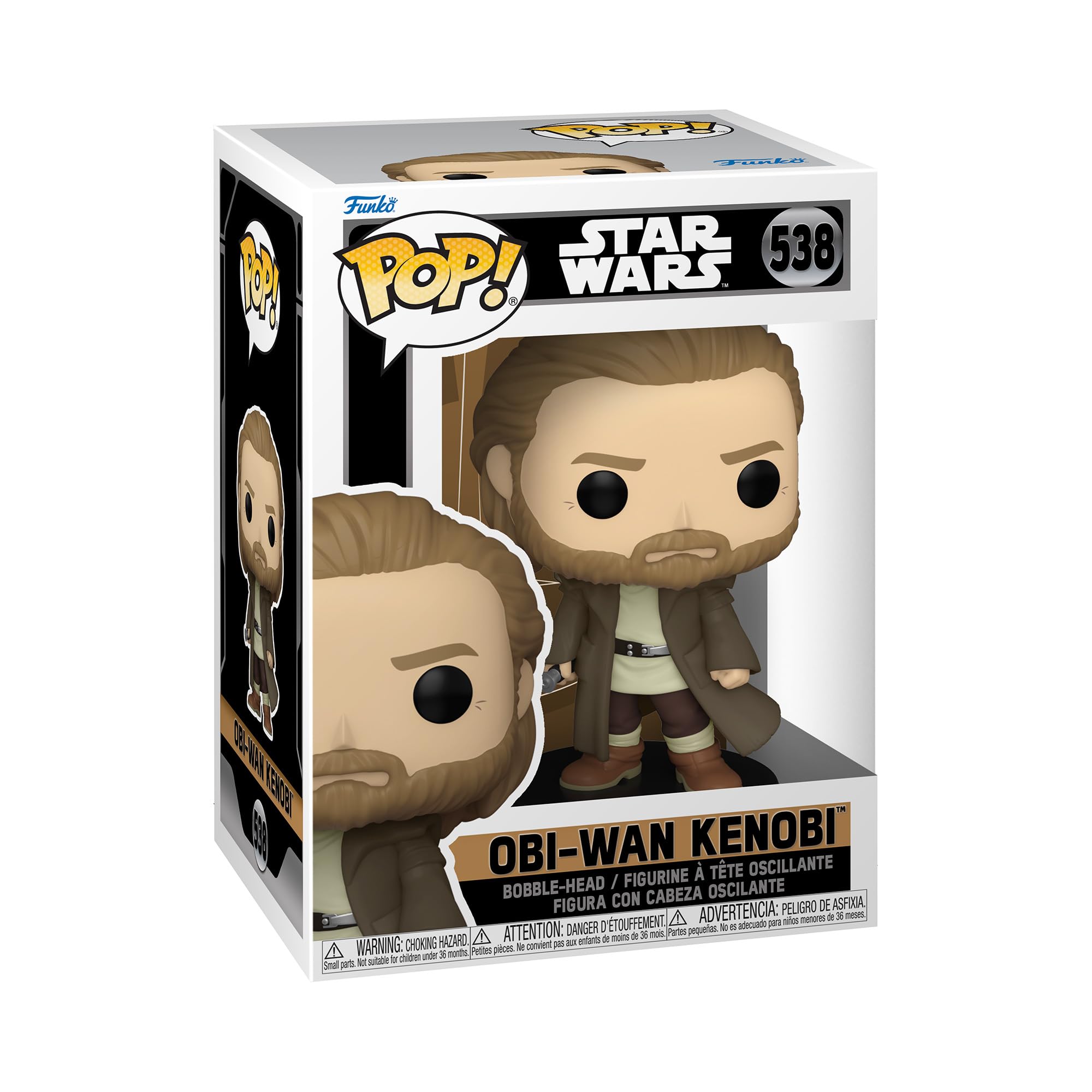 Funko Pop! 538 Vinyl: Star Wars Obi-Wan Kenobi Collectible