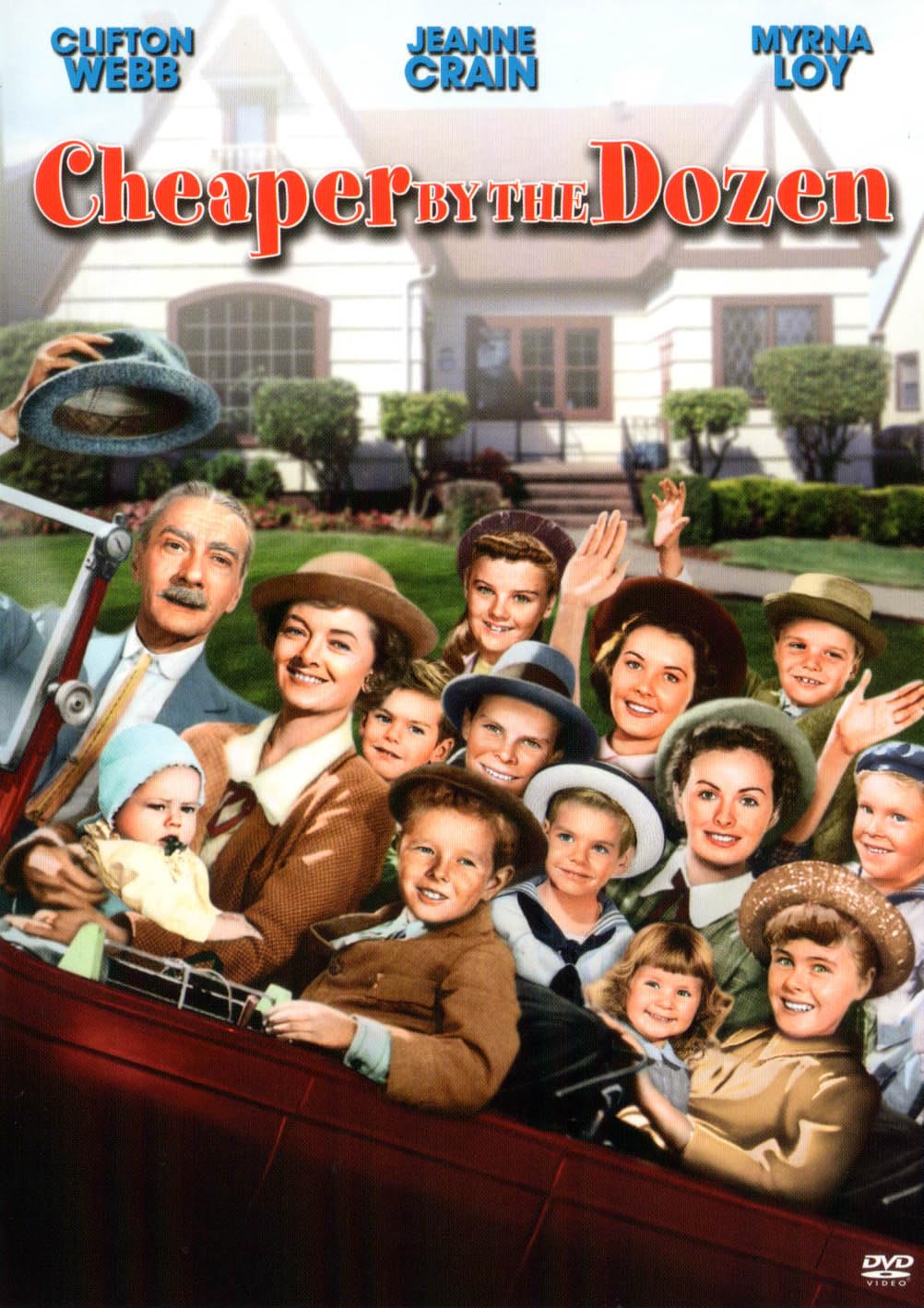 Cheaper By The Dozen On DVD With Clifton Webb Myrna Loy Jeanne Crain