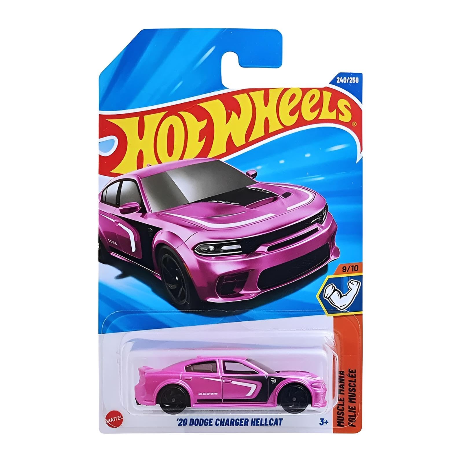 Hot Wheels '20 Dodge Charger Hellcat JBB45 Muscle Mania 9/10 Pink 1:64