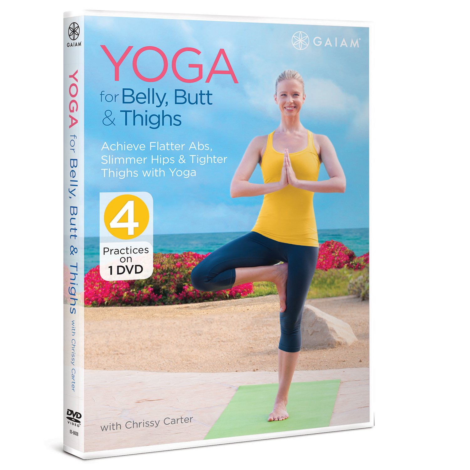 Yoga For Belly Butt And Thighs With Chrissy Carter On DVD Exercise Movie