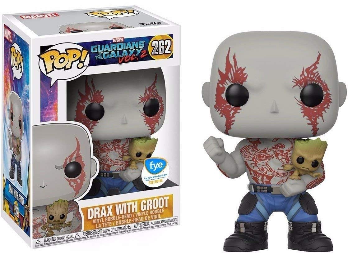 Image 0 of Funko Guardians Of The Galaxy 2-POP Vinyl Figure 262 Drax W/Groot Collectible
