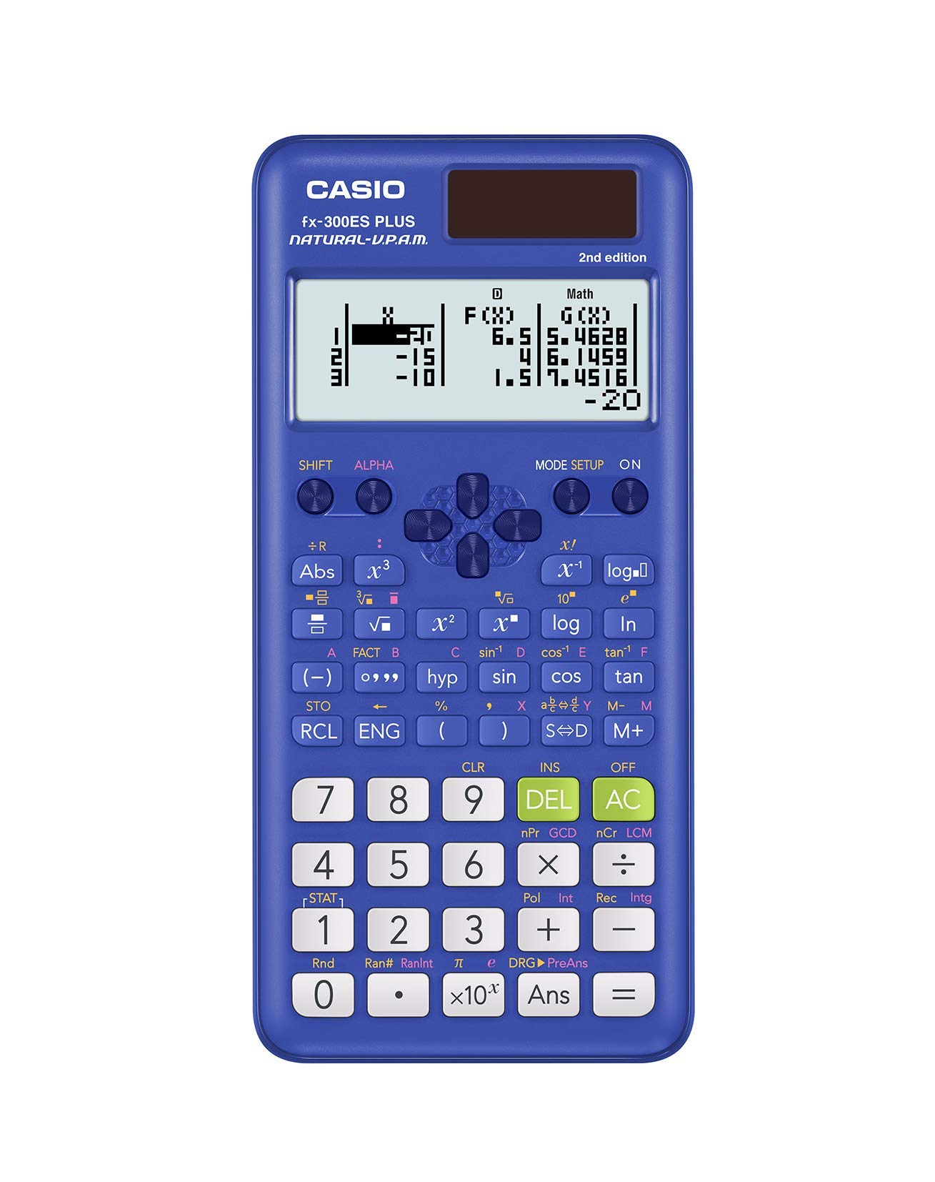 Casio FX-300ES Plus 2nd Ed Standard Scientific Calculator Blue