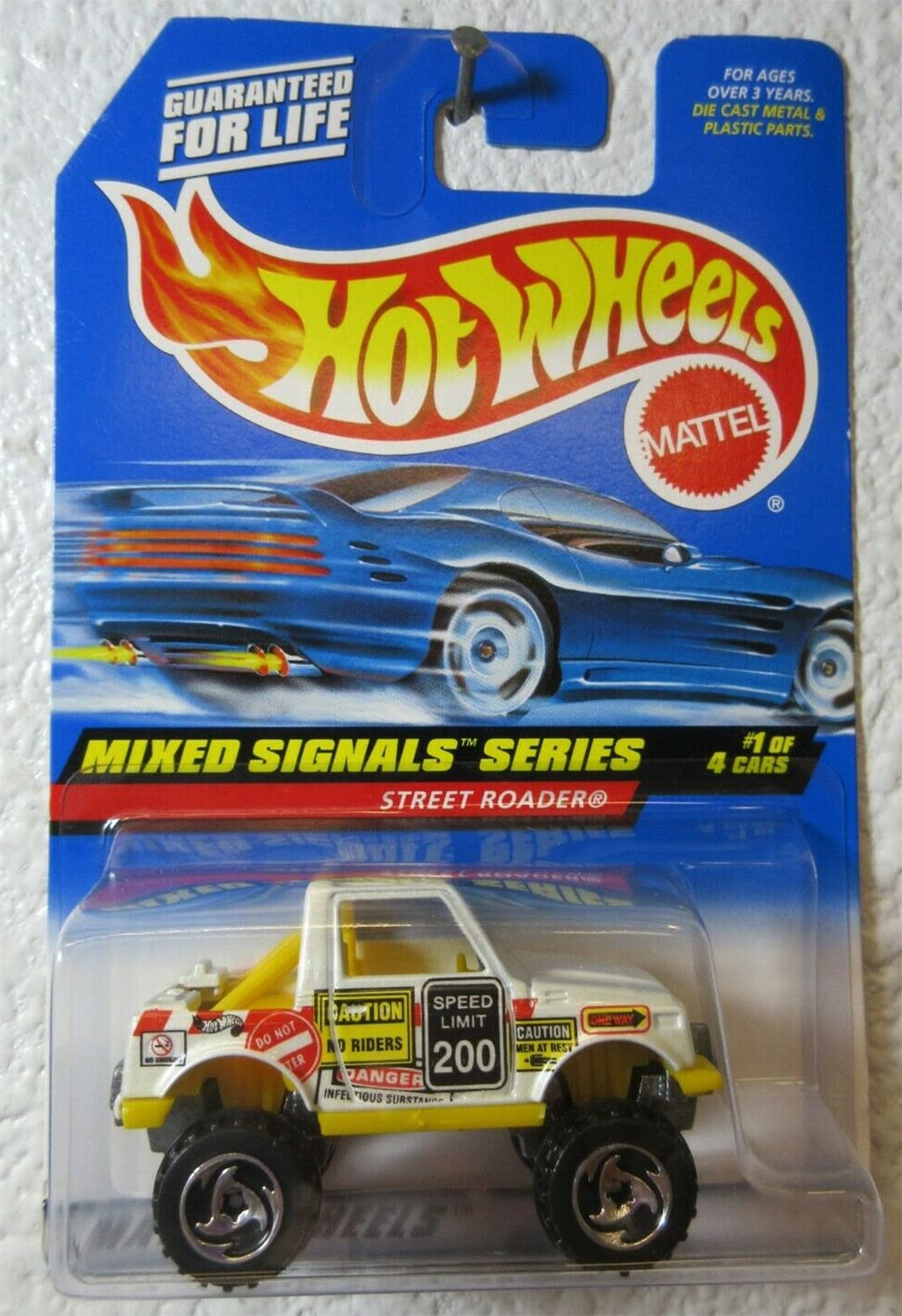 Image 0 of Hot Wheels Mattel 1998 1:64 Scale Mixed Signals Series White Street
