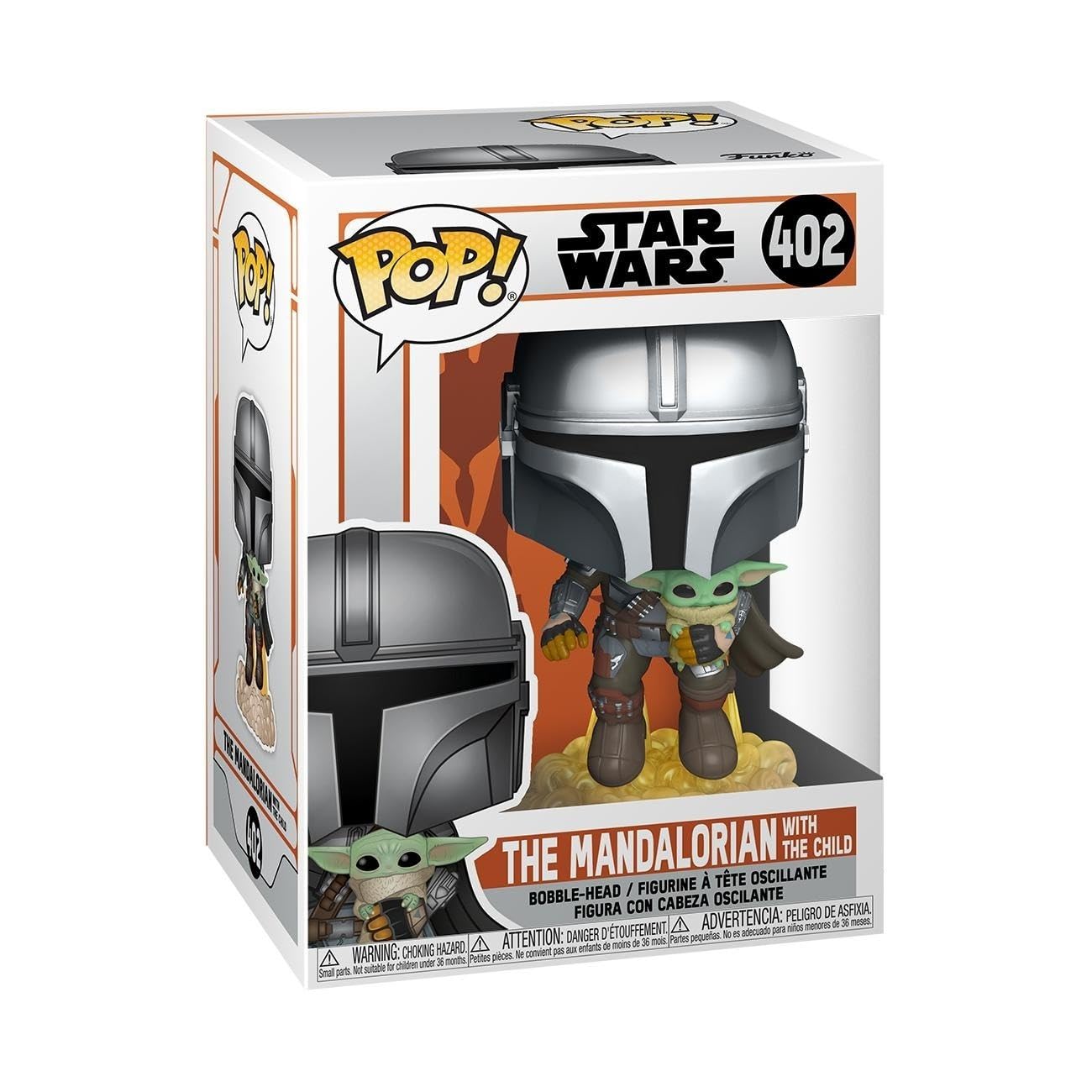 Funko Pop! Star Wars: 402 The Mandalorian Mandalorian Flying With The