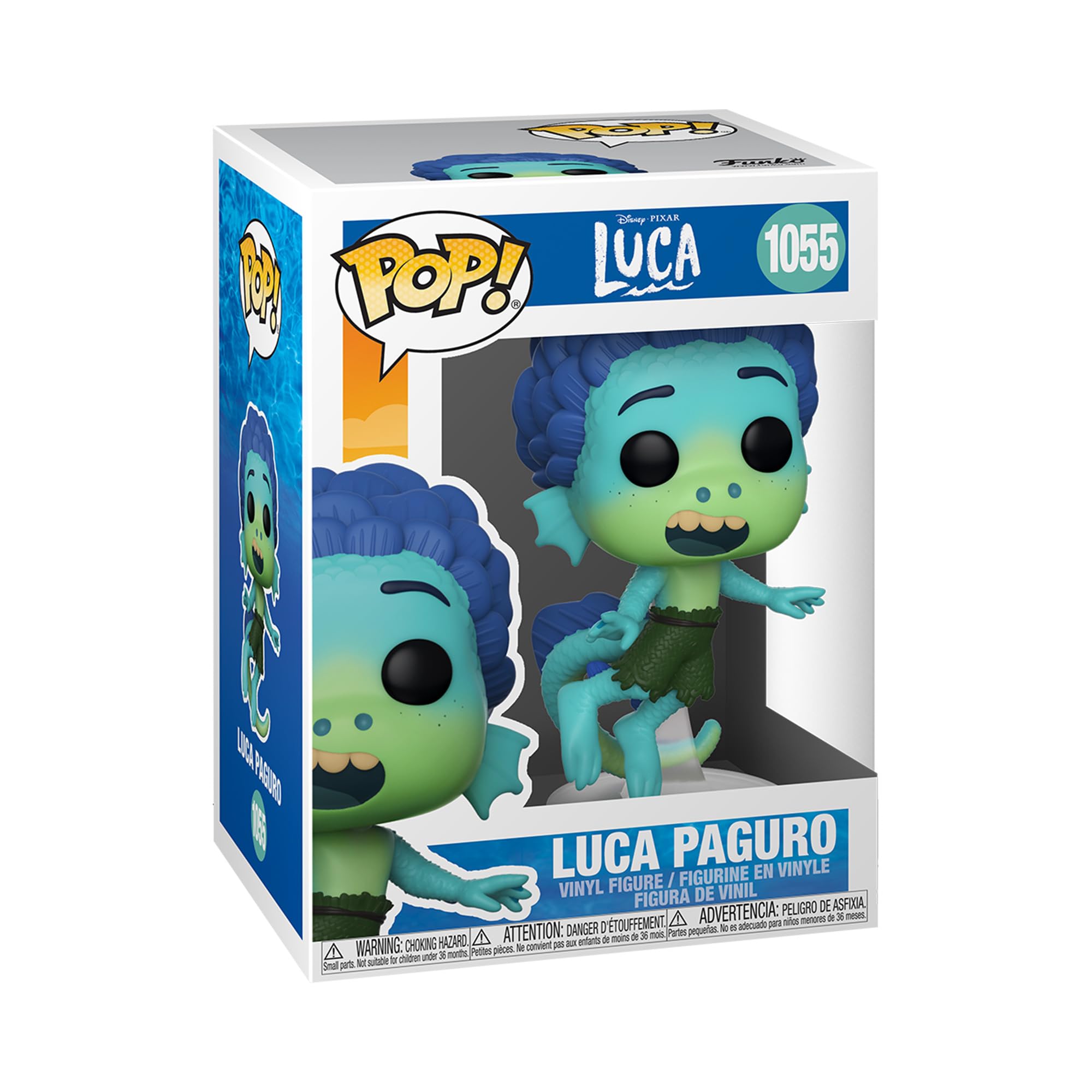 Image 0 of Funko Pop Disney: 1055 Luca Luca Sea Monster Vinyl Figure 3.75 Inches Collectibl