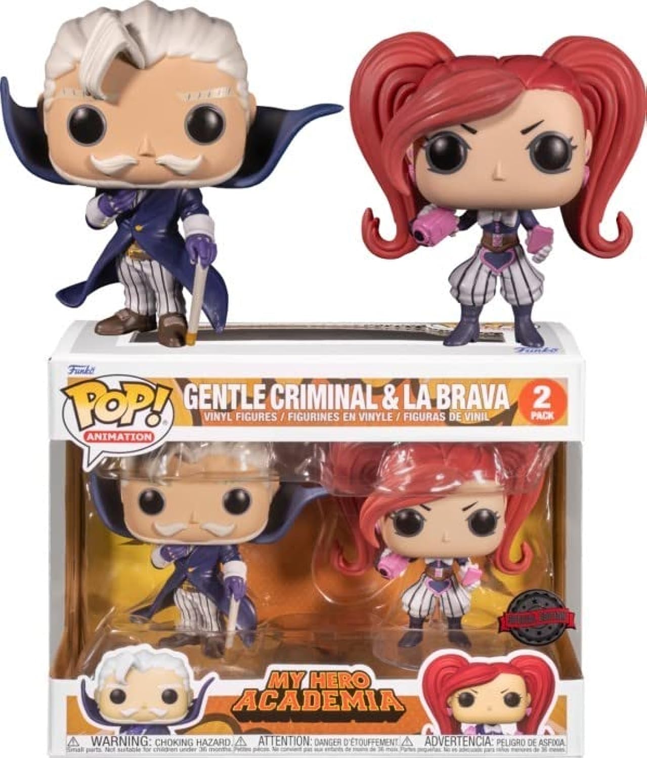 Image 0 of Funko Pop! Animation My Hero Academia Gentle Criminal And LA Brava Vinyl Figure 