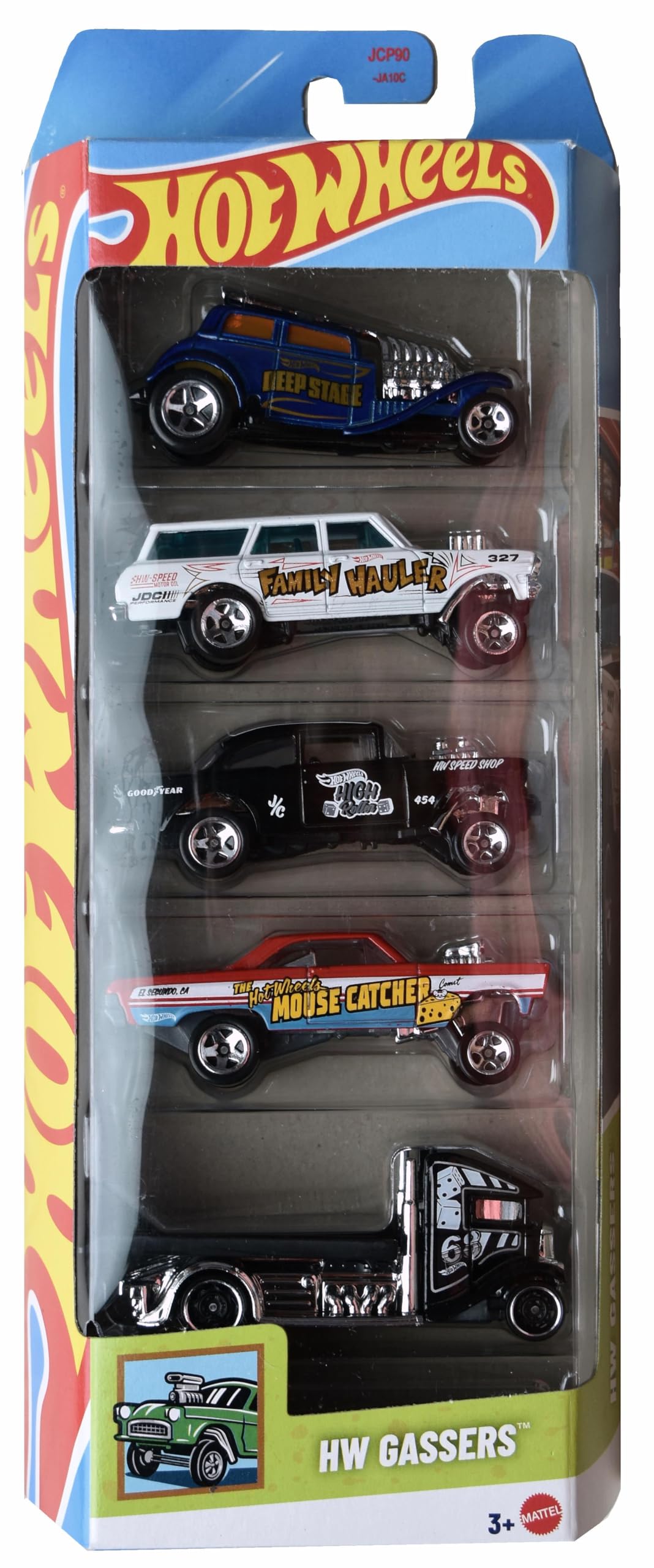 Image 0 of Hot Wheels Hw Gassers 5 Pack Toy Car