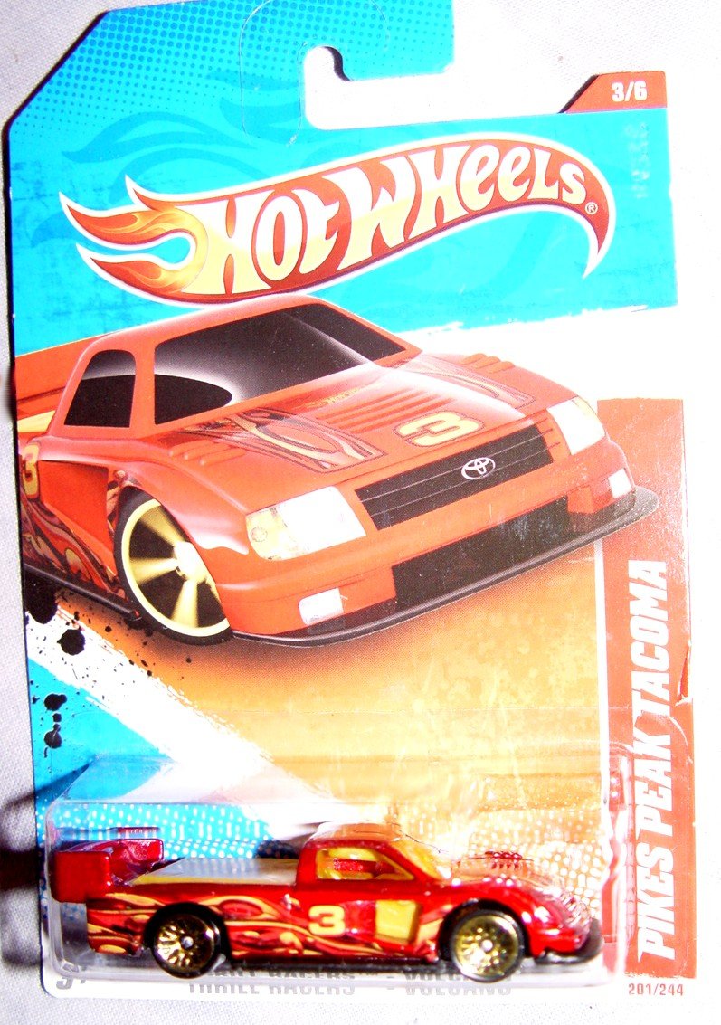 Image 0 of Hot Wheels Pikes Peak Tacoma Thrill Racers Volcano 3/6-201/244 Toy Car