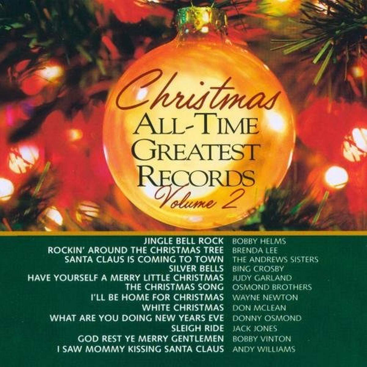 Image 0 of All-Time Greatest Xmas 2 / Various By Various Artist On Audio CD Album
