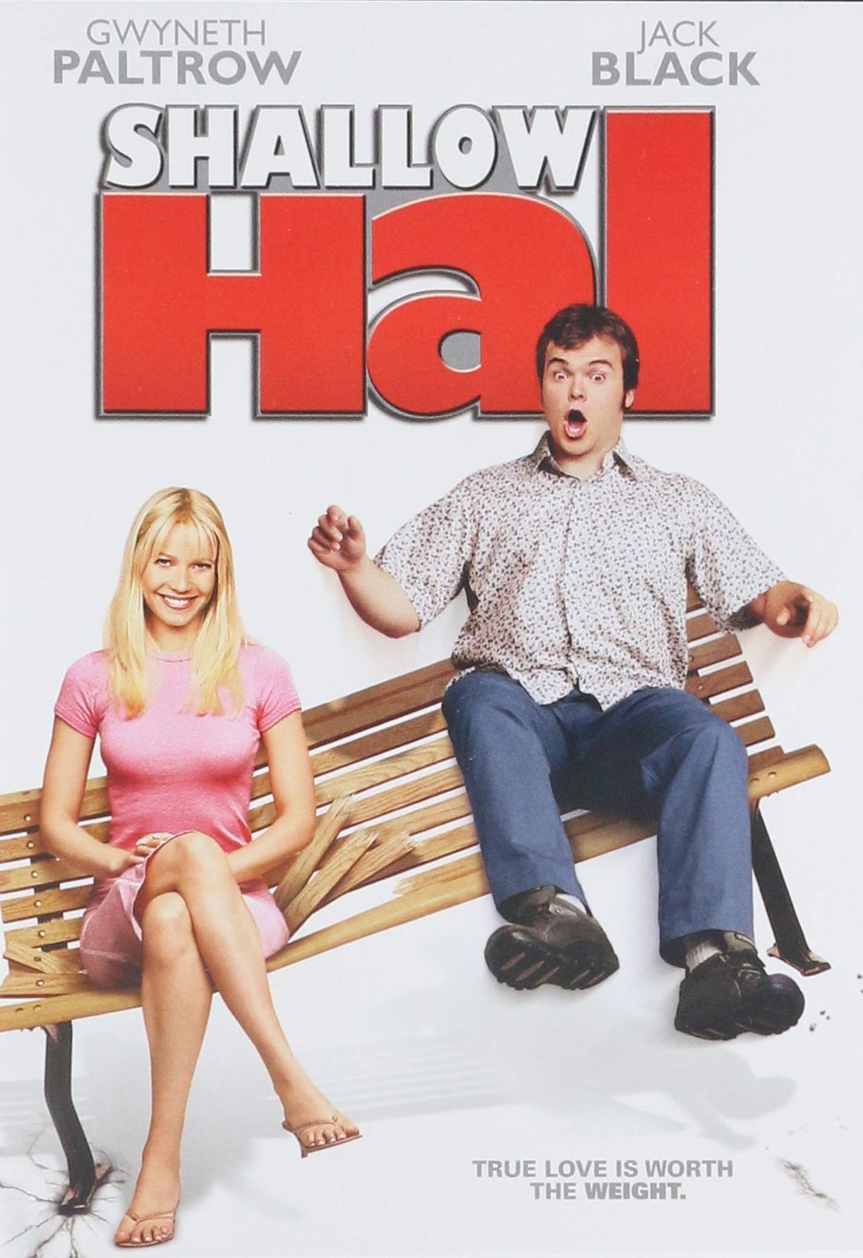 Shallow Hal Widescreen On DVD With Jack Black Gwyneth Paltrow Jason