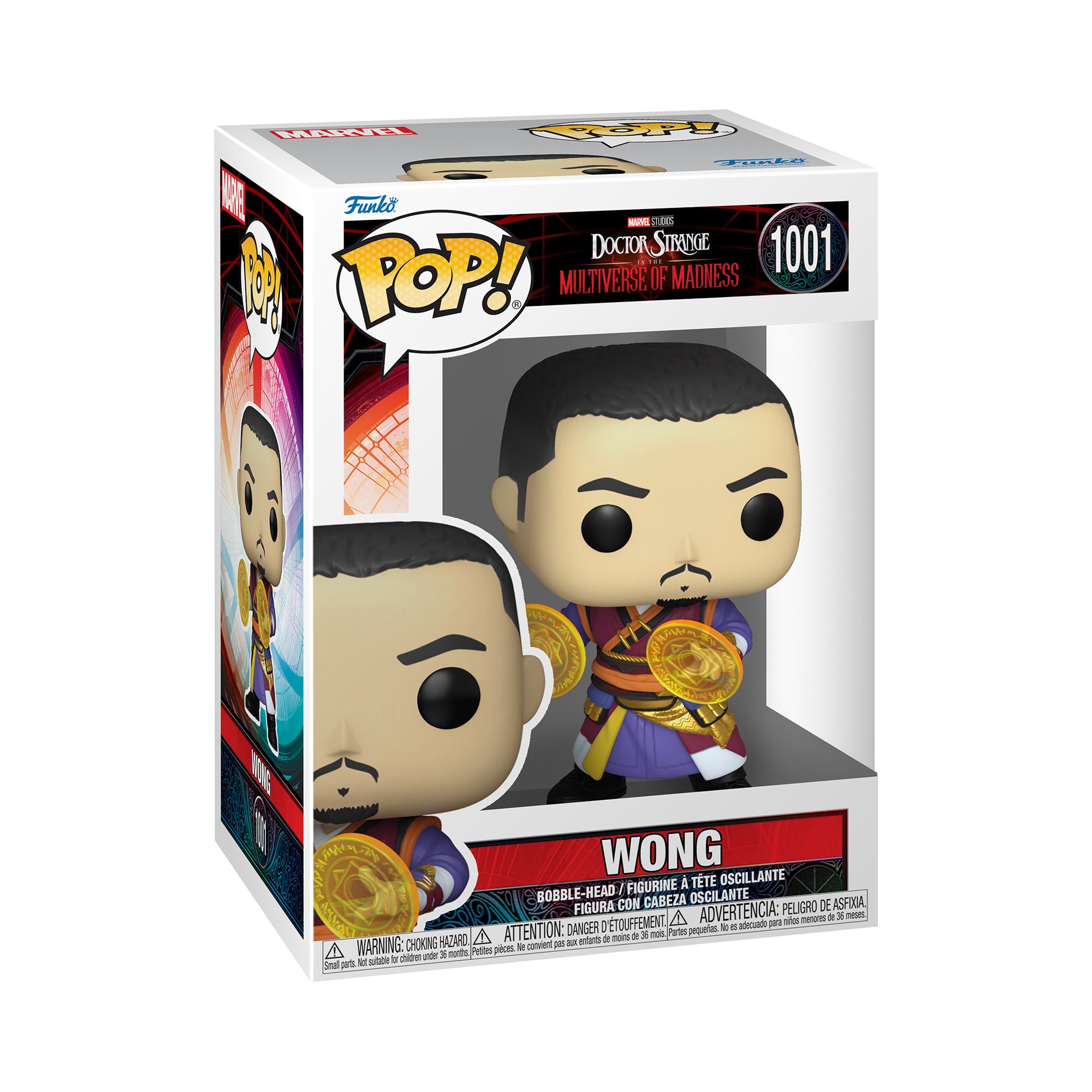 Image 0 of Funko Pop! 1001 Marvel: Doctor Strange Multiverse Of Madness Wong Collectible
