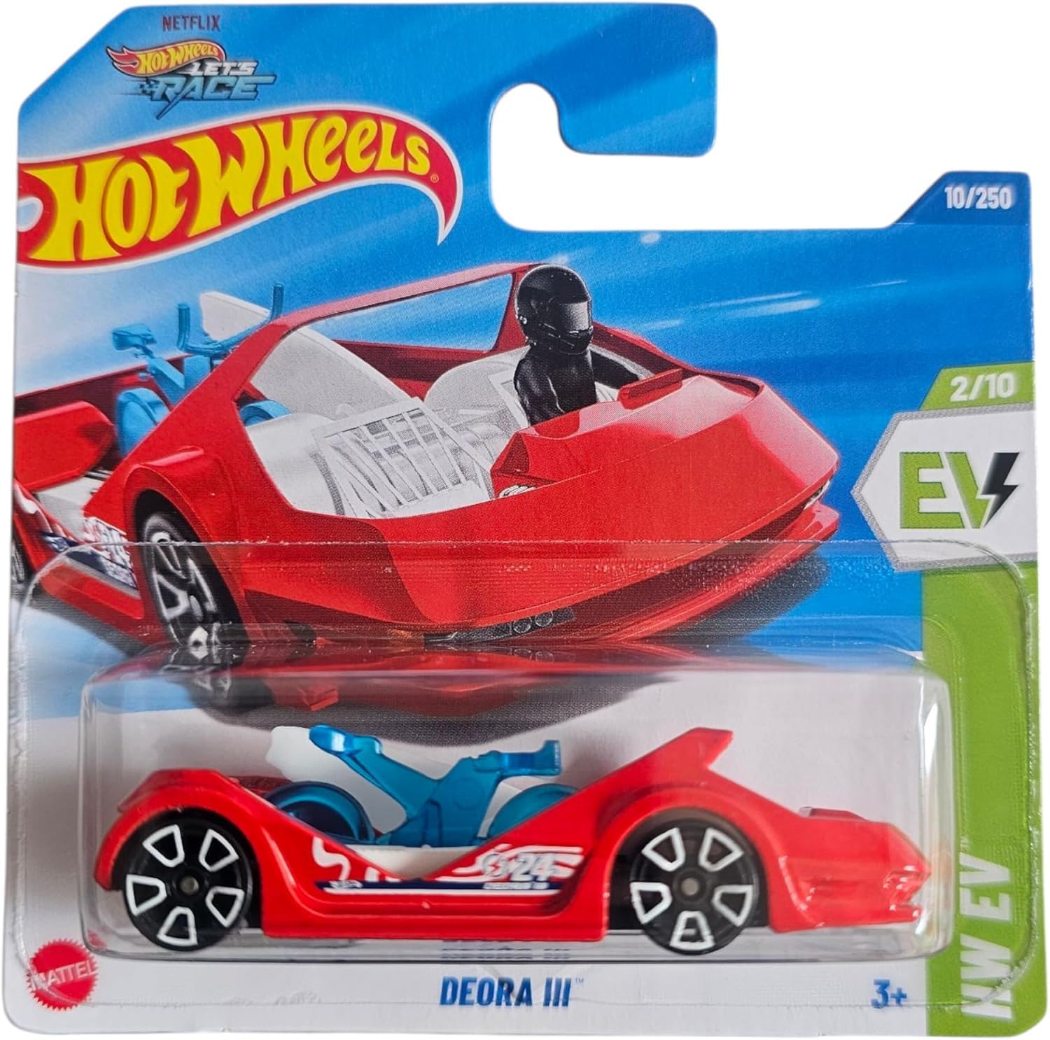 Image 0 of Hot Wheels Deora III Hw Ev 2/10 Short Card Netflix Let's Race Mattel 2