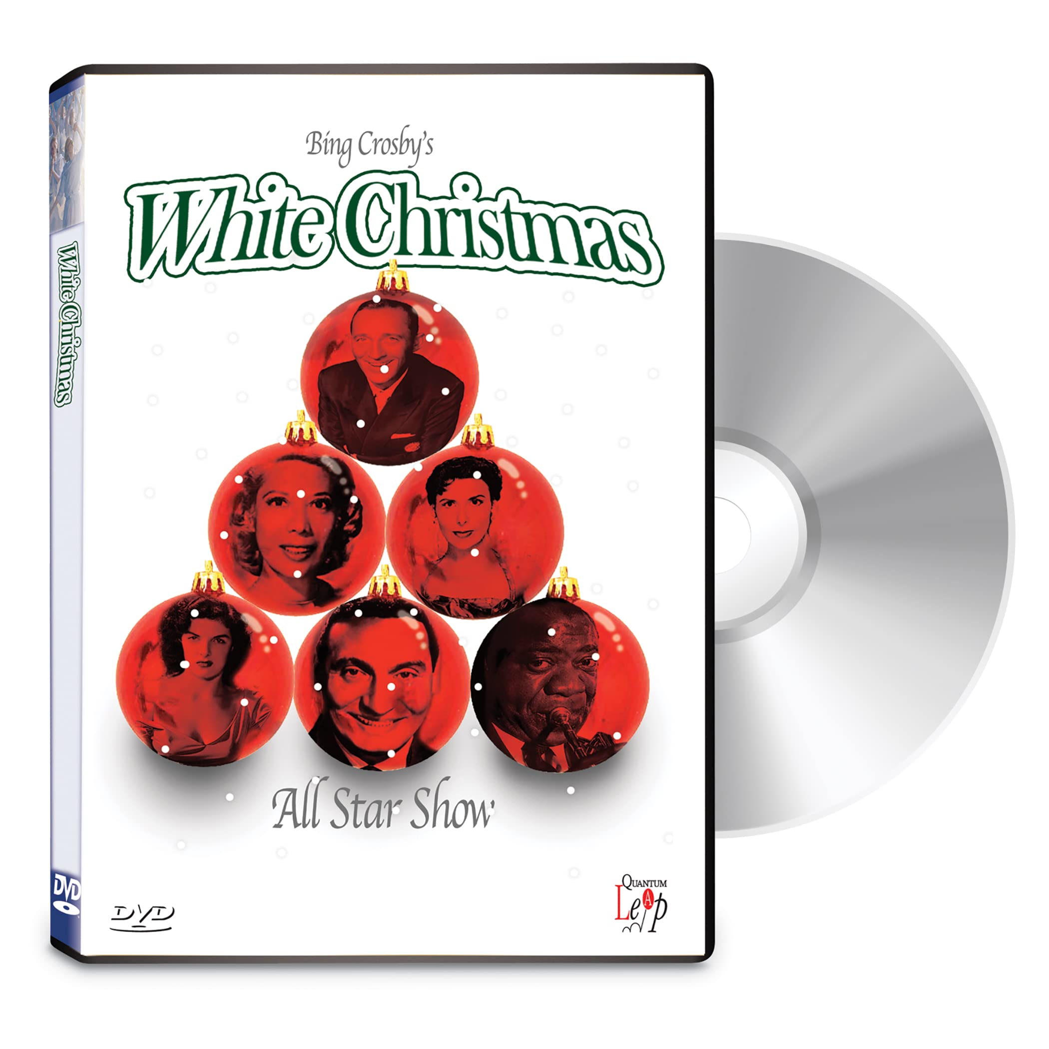 White Christmas Show On DVD With Bing Crosby Lena Horne Louis Sachmo