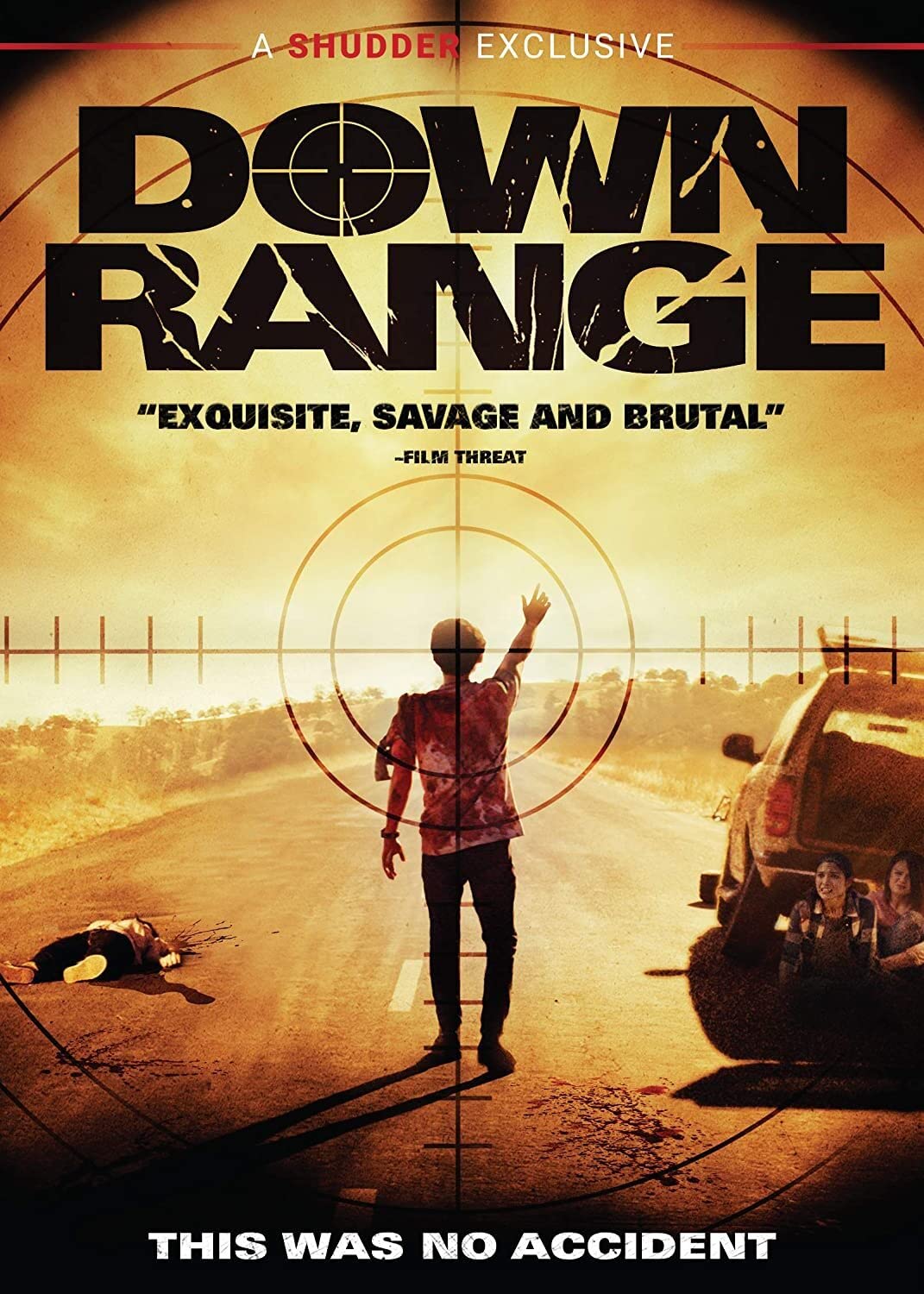 Downrange On DVD with Kelly Connaire Horror Movie