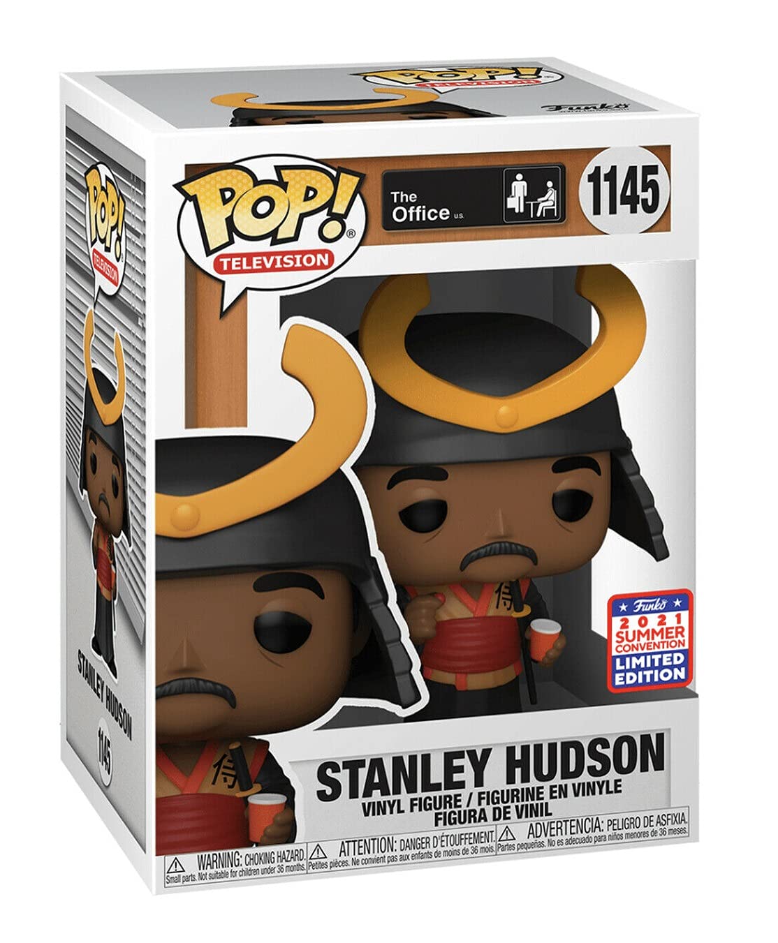 Image 0 of Funko Pop! 1145 The Office Stanley Hudson As Samurai Warrior FunKon