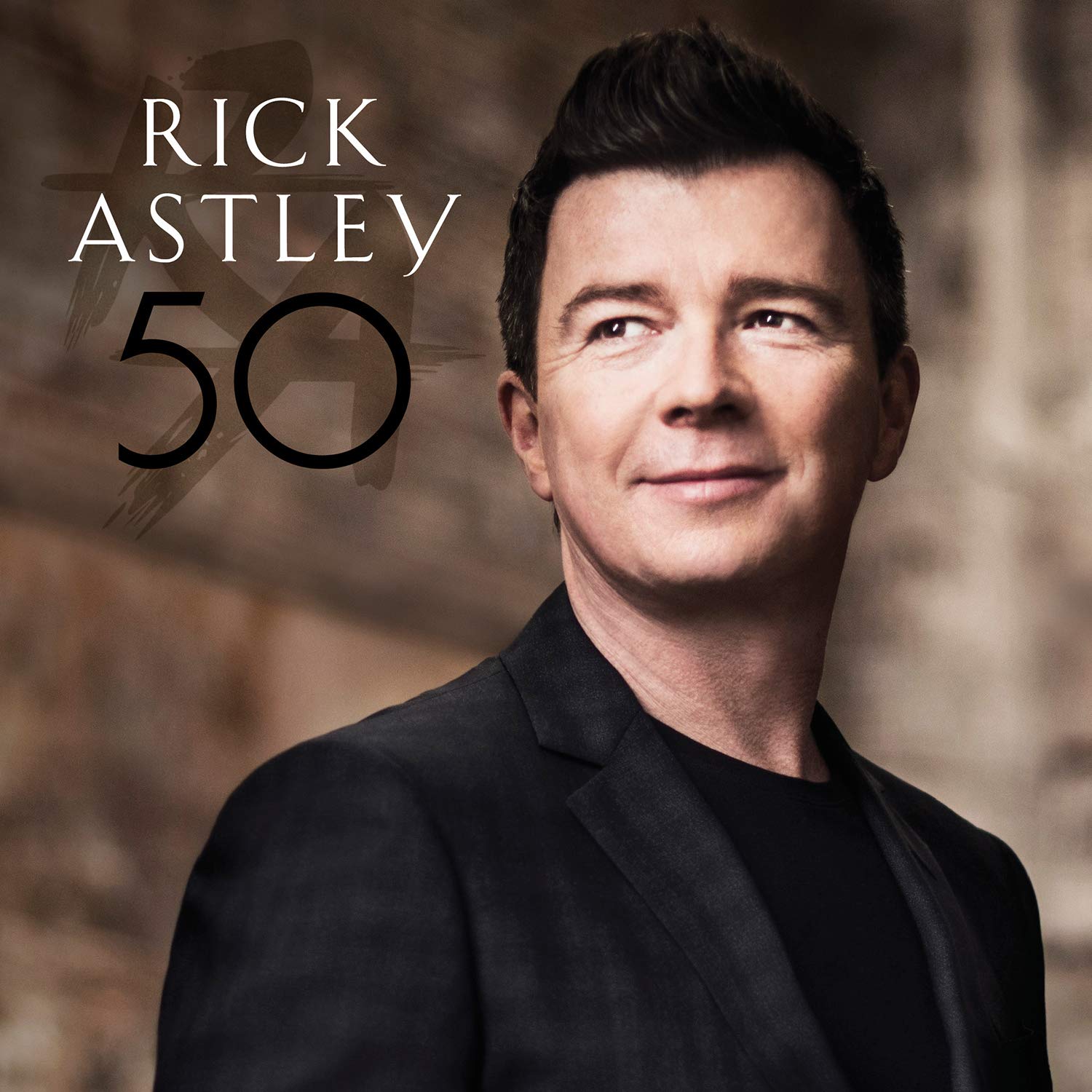 Image 0 of 50 Rick Astley On Audio CD Album Black 2016