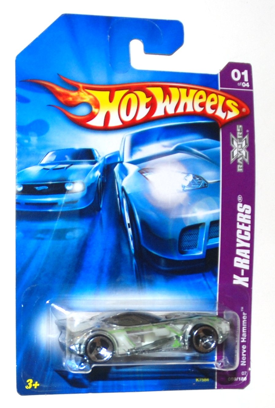 2007 Hot Wheels X-Raycers Nerve Hammer 01 Of 04 069/180 1 Each Toy Car