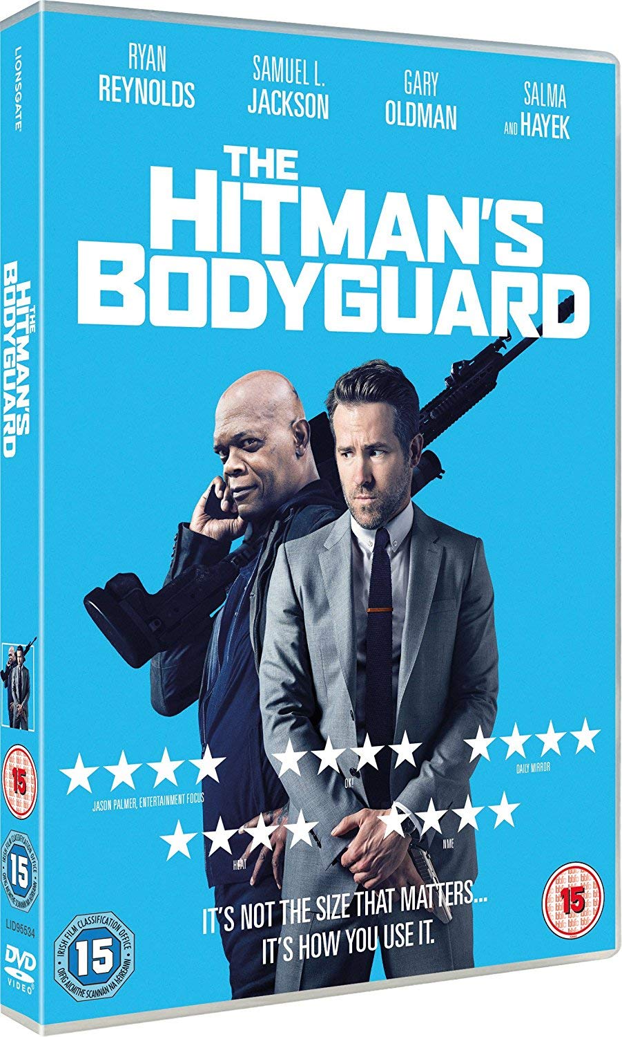 Hitman's Bodyguard On DVD With Ryan Reynolds Sam Jackson Gary Oldman