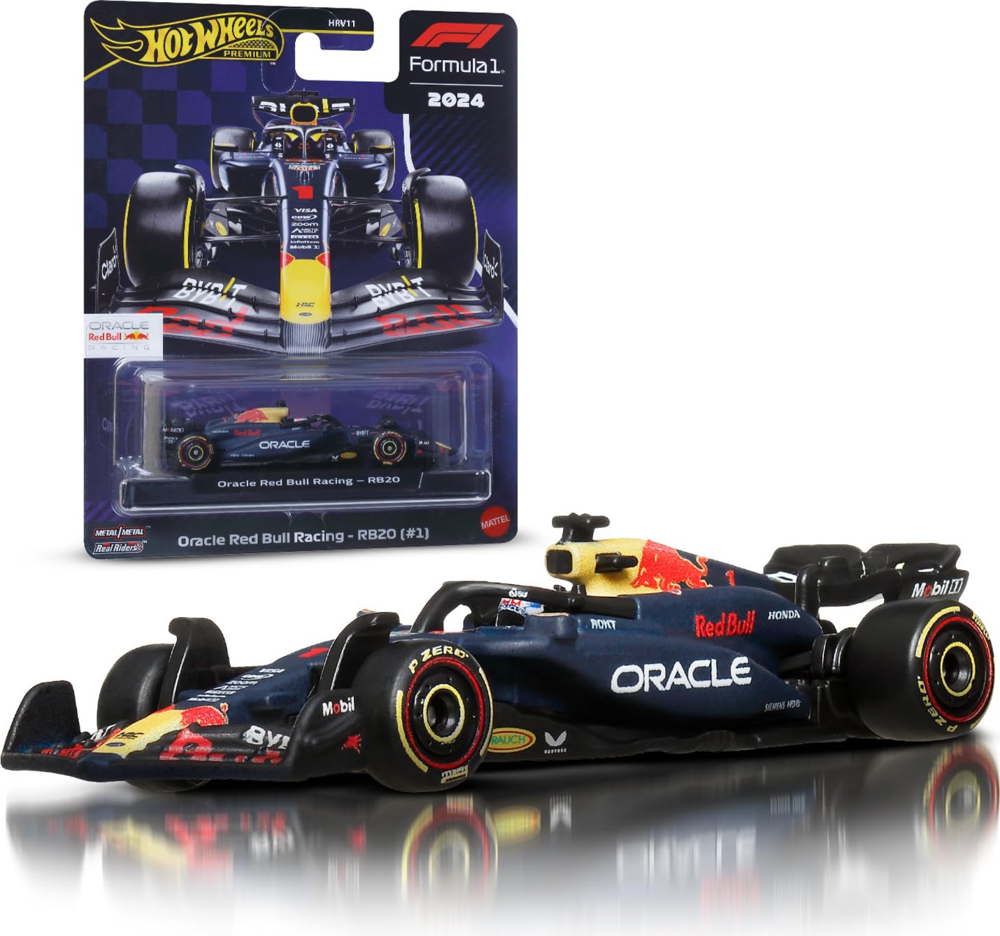 Hot Wheels Premium Formula 1 Collection 1:64 Scale Die-Cast Oracle Red
