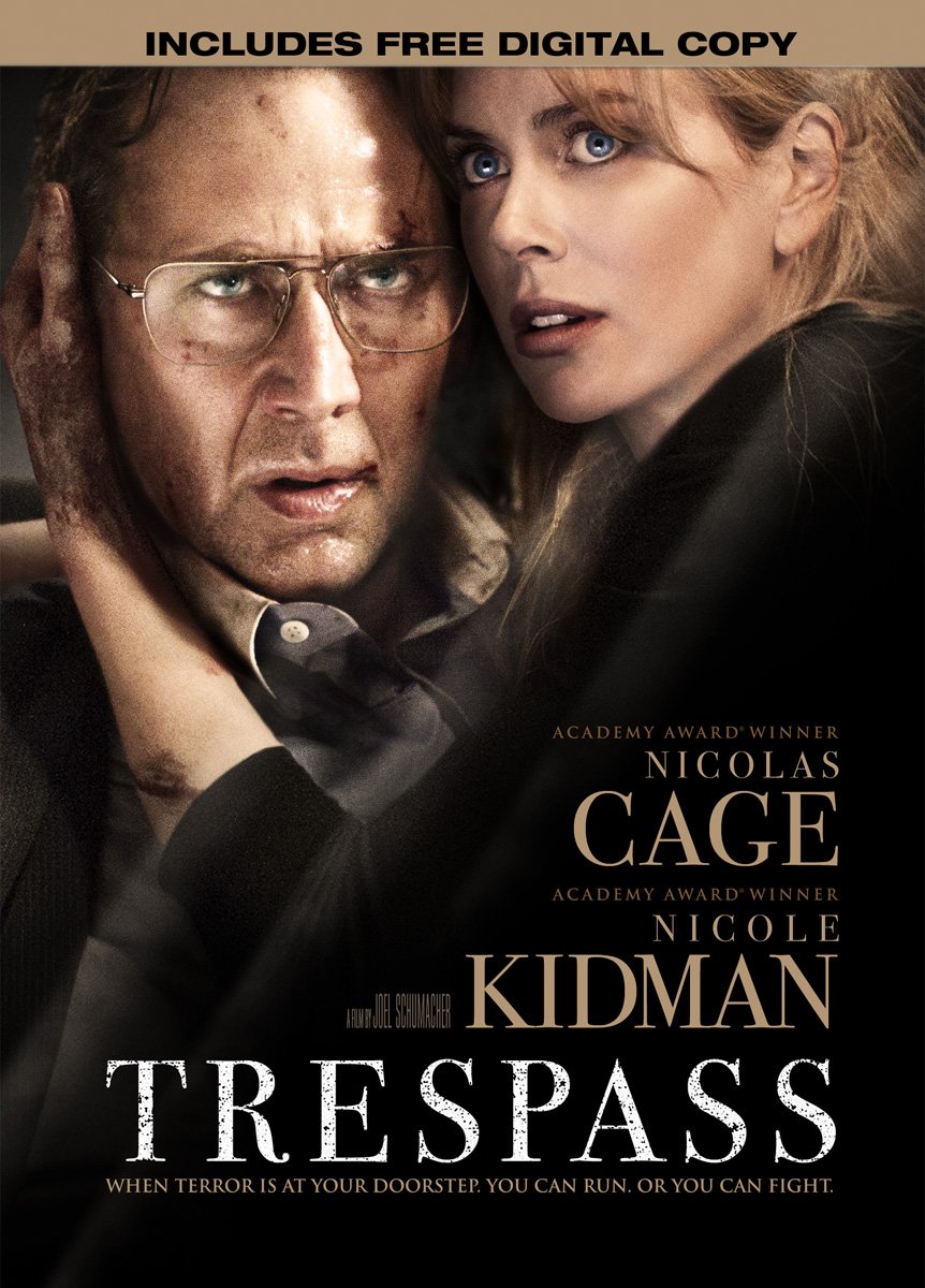 Trespass On DVD with Nicolas Cage Movie