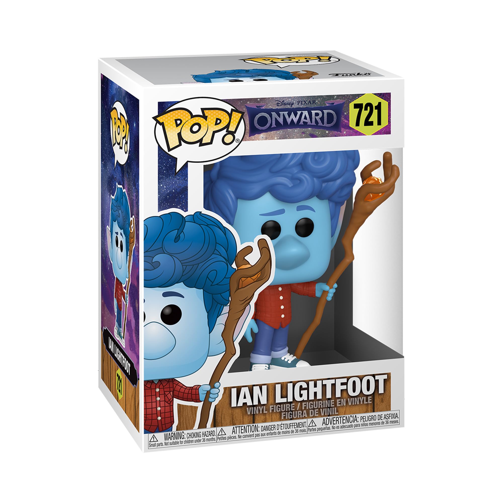 Image 0 of Funko Pop! Disney: 721 Onward Ian With Staff Collectible