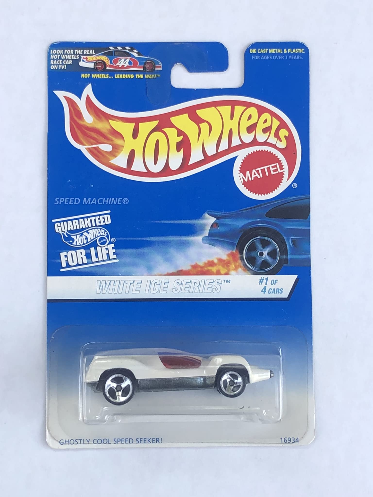 Hot Wheels Speed Machine 561 1997 White Ice Series 1 Of 4 Cars Near