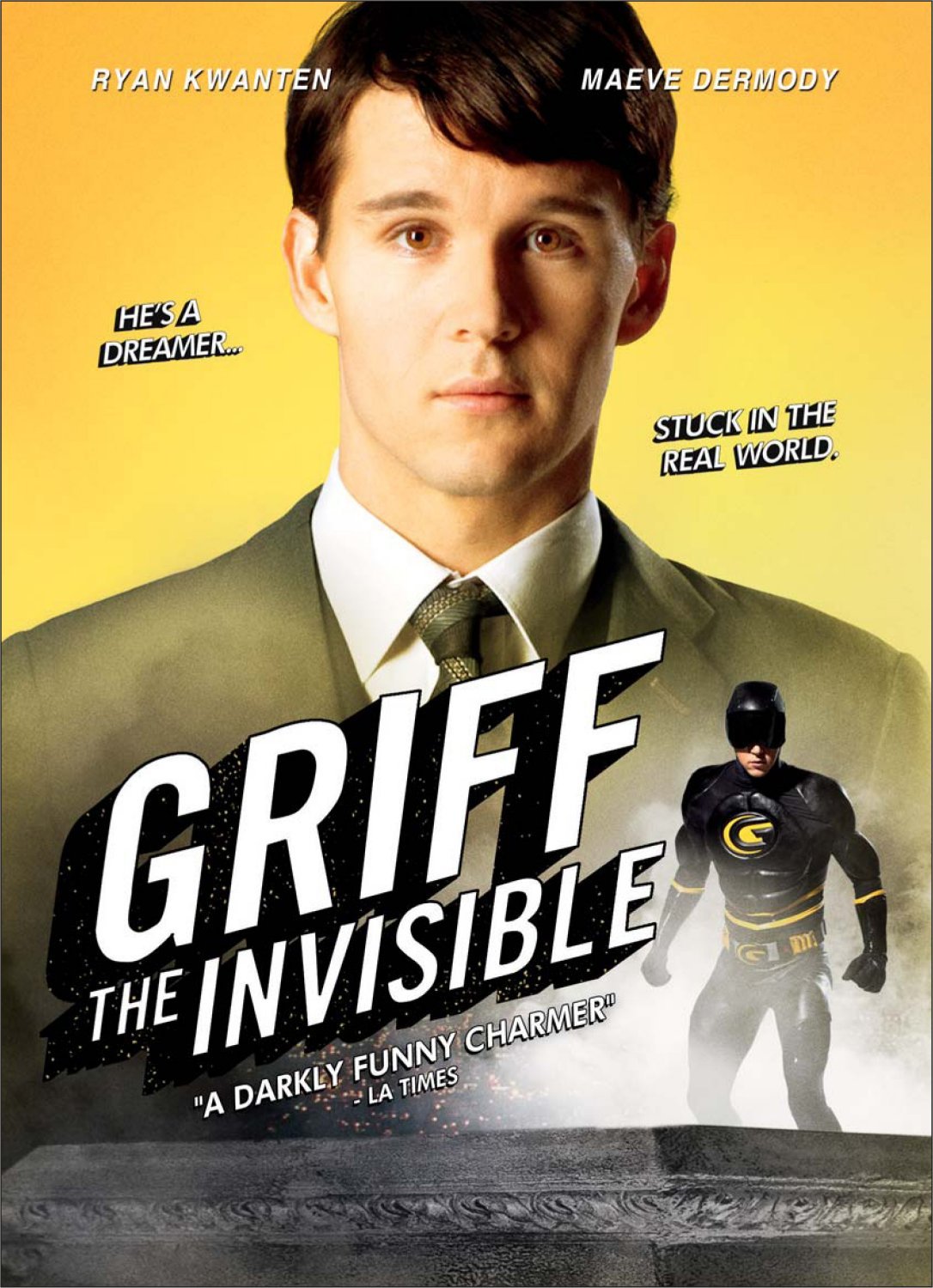 Griff The Invisible On DVD with Toby Schmitz Movie