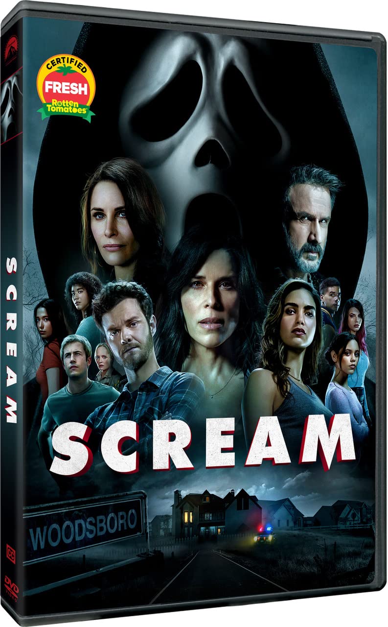 Scream 2022 DVD On DVD with Jack Quaid Horror Movie