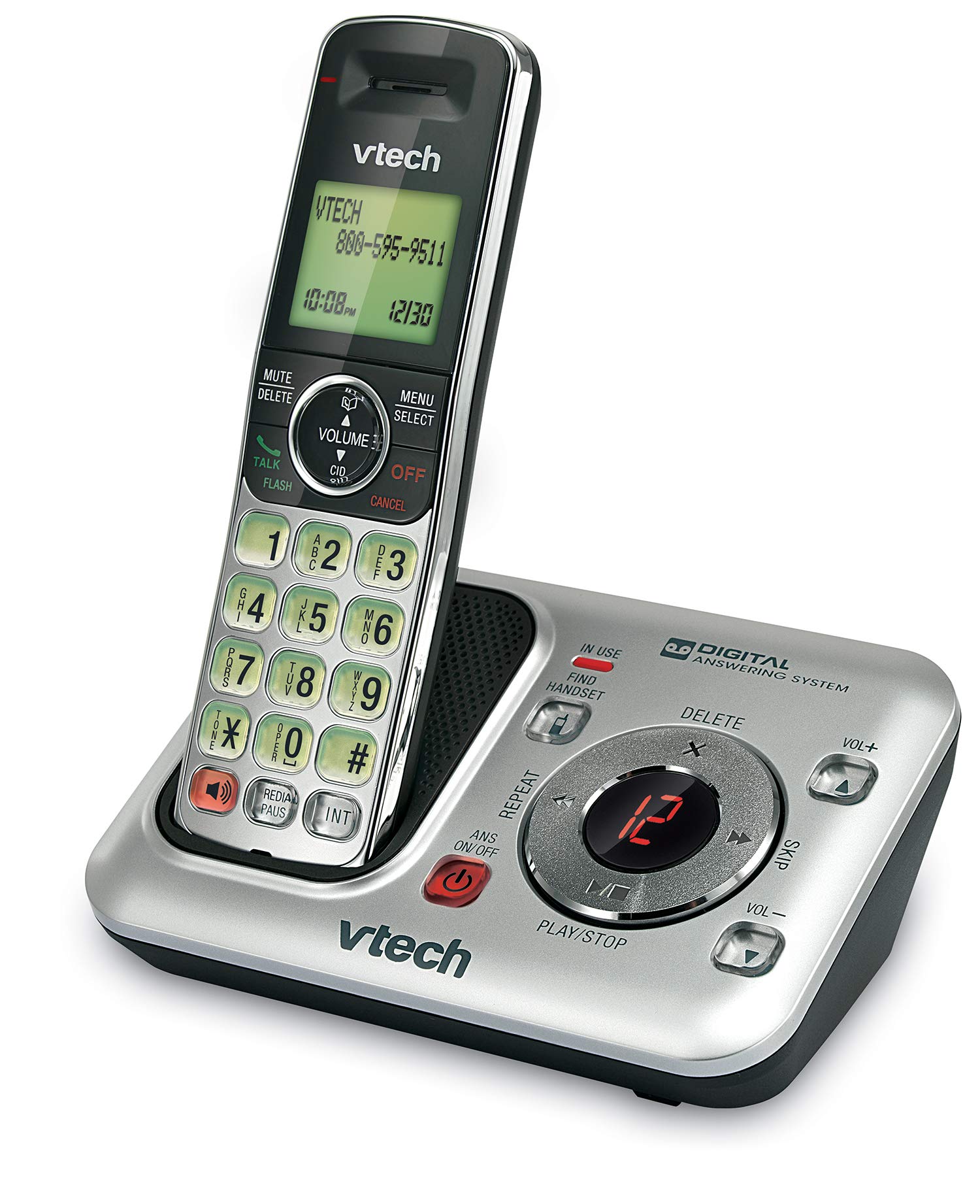 Vtech CS6429 DECT 6.0 Cordless Phone With Answering System And Caller