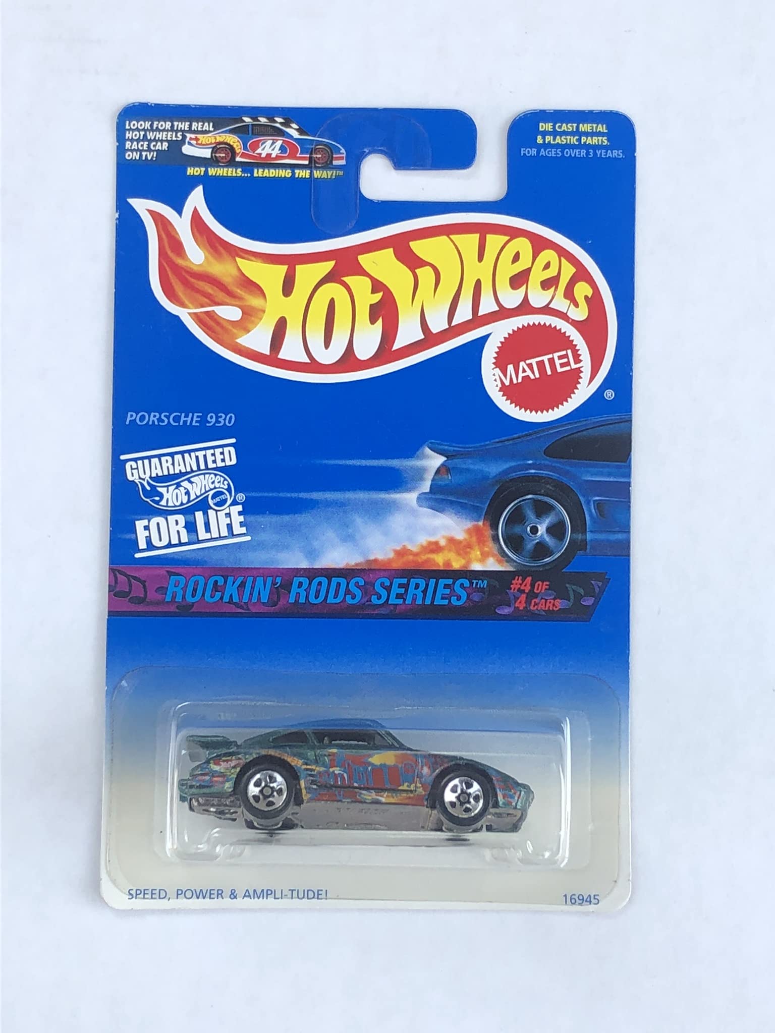 Hot Wheels Rockin Rods Series 4 Of 4 Cars Green Porsche 930 Square