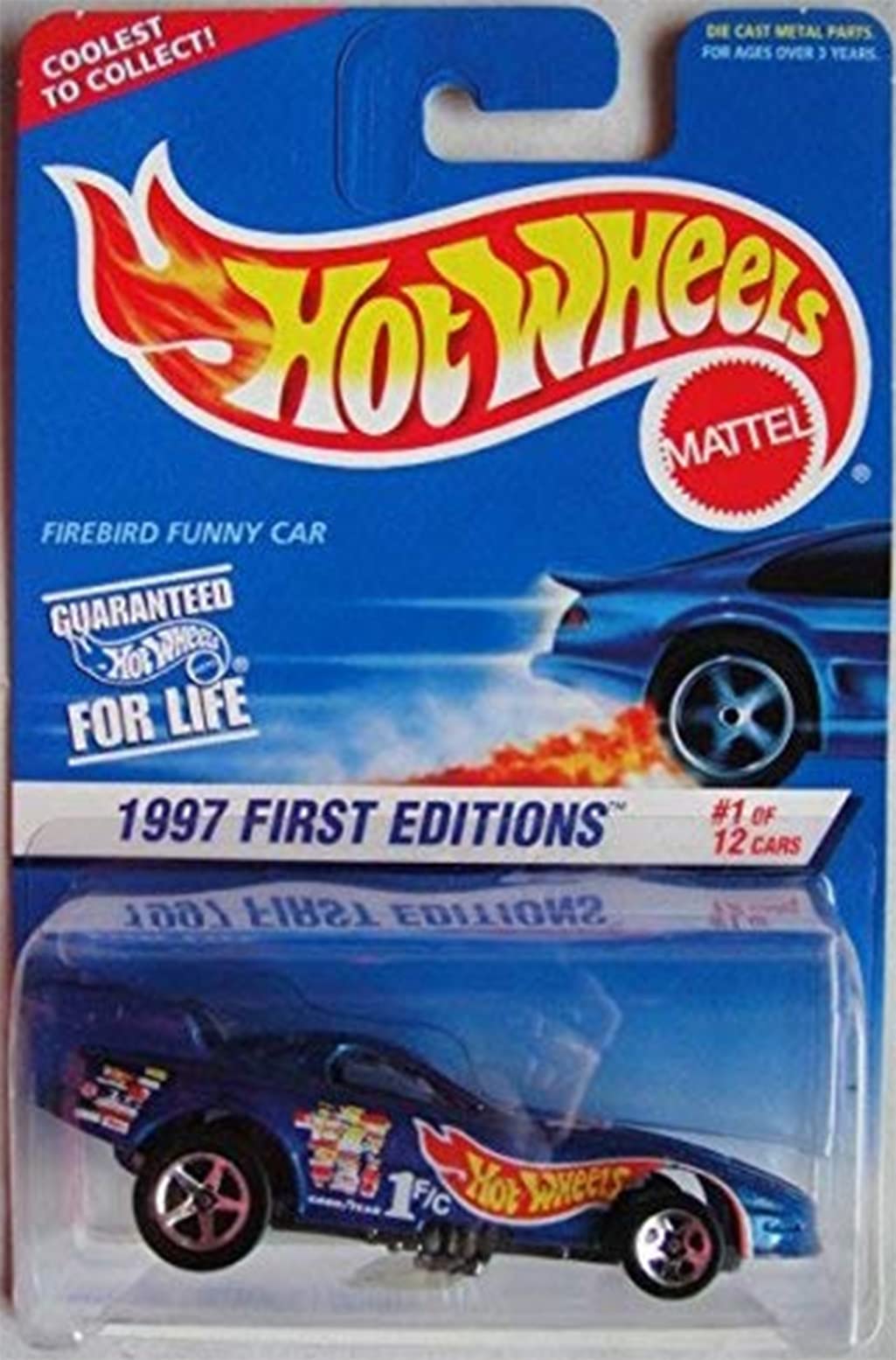 Image 0 of Hot Wheels 1997 First Editions #1 Firebird Funny Car 509 1:64 Scale