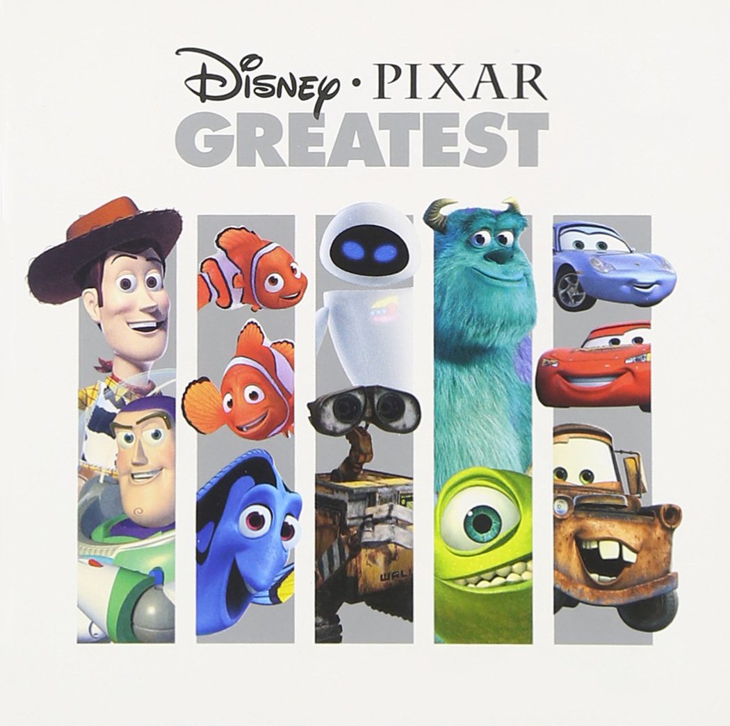 Disney*Pixar Greatest Hits On Audio CD Album Black 2007