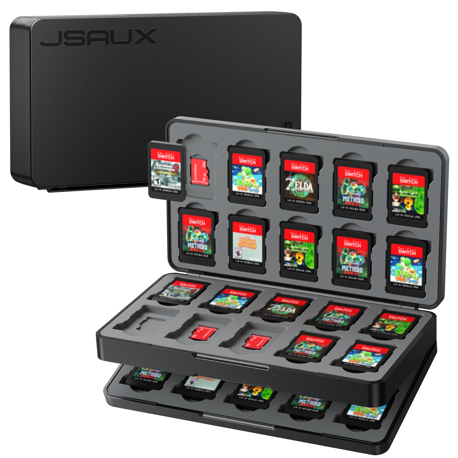 Jsaux Game Card Case For Nintendo Switch 2 2025 Switch OLED And Lite 40-SLOT Har