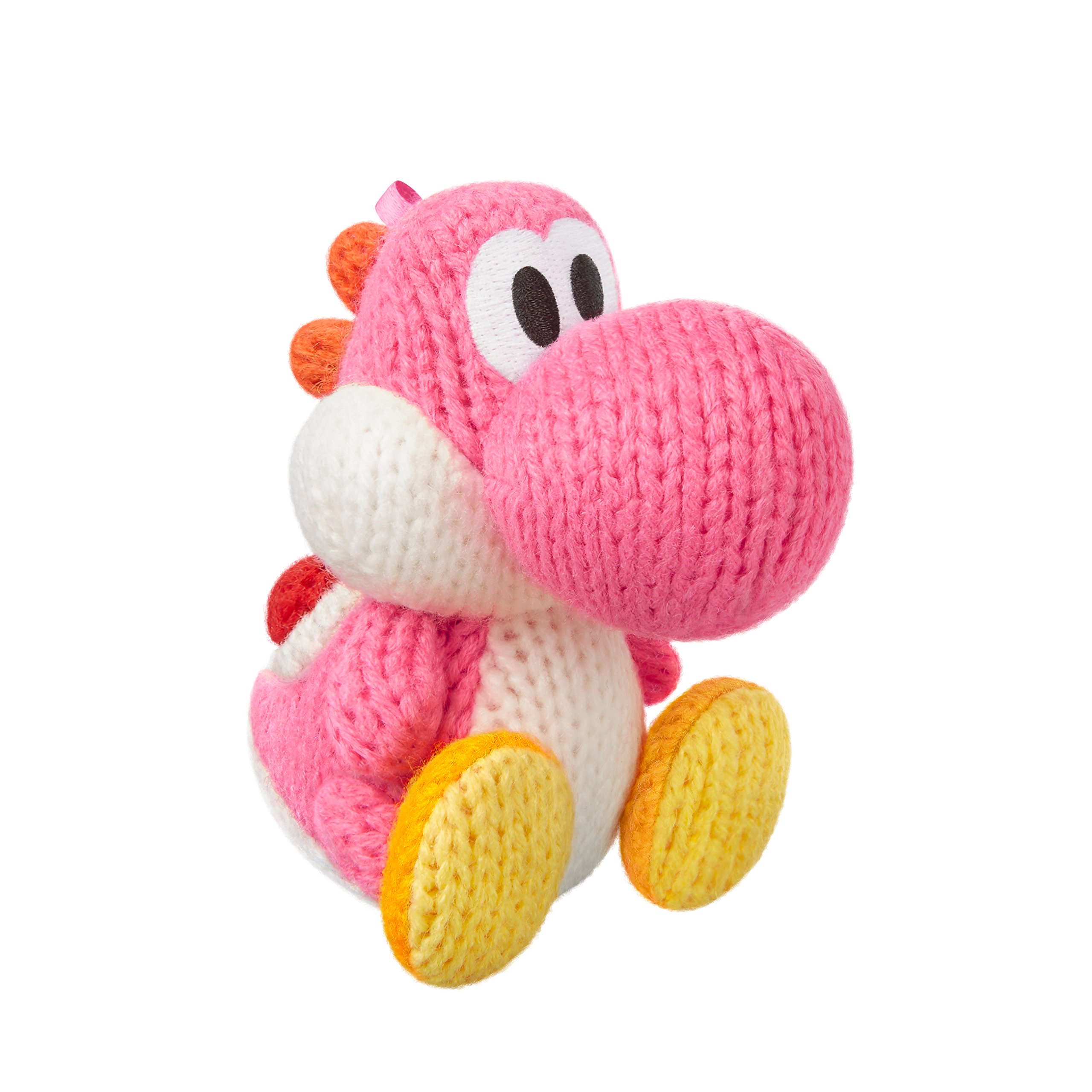 Pink Yarn Yoshi Amiibo Yoshi's Woolly World Series Figure Character