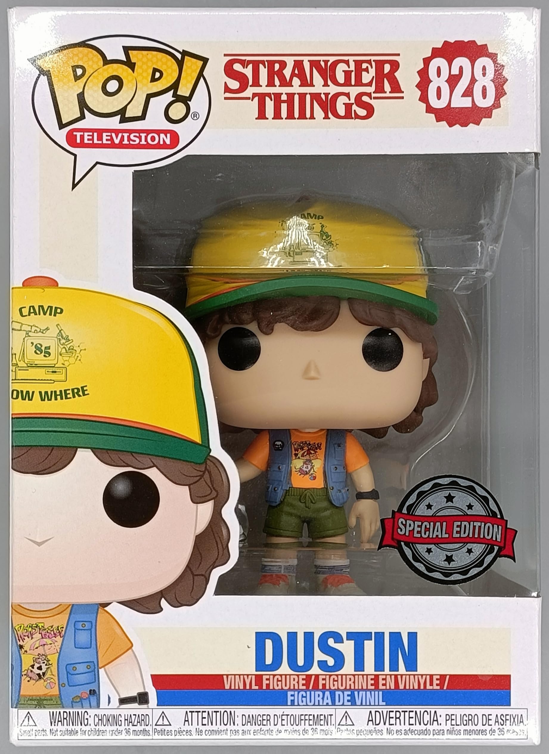 Image 0 of Funko Pop! Television: Stranger Things Dustin With Roast Beef Shirt Exclusive 82