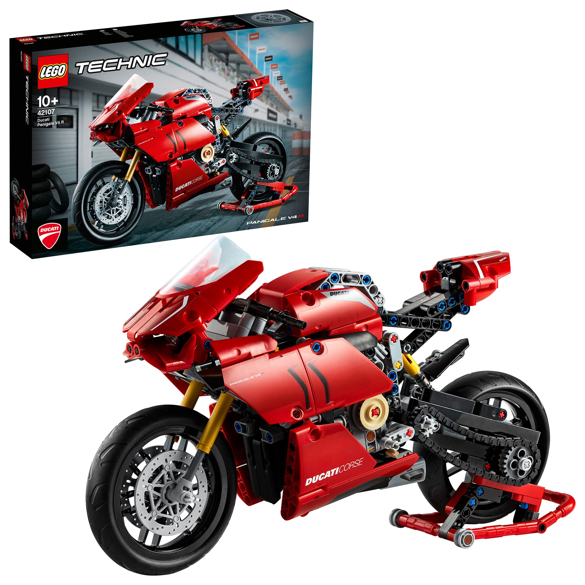 Lego 42107 Technic Ducati Panigale V4 R Motorbike Collectible