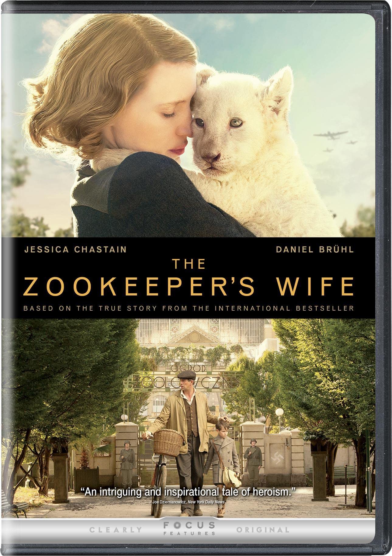 The Zookeeper's Wife On DVD With Jessica Chastain Daniel Bruhl