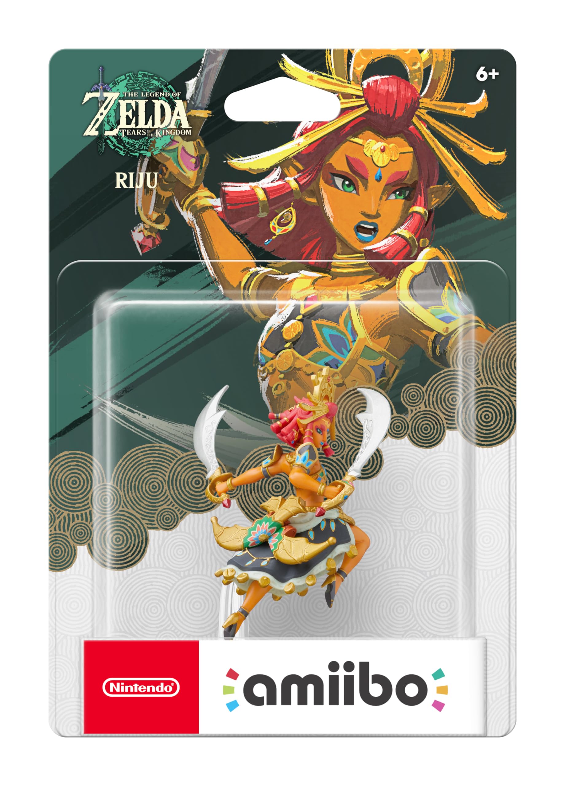 Amiibo Riju: The Legend Of Zelda Series For Nintendo Switch Figure